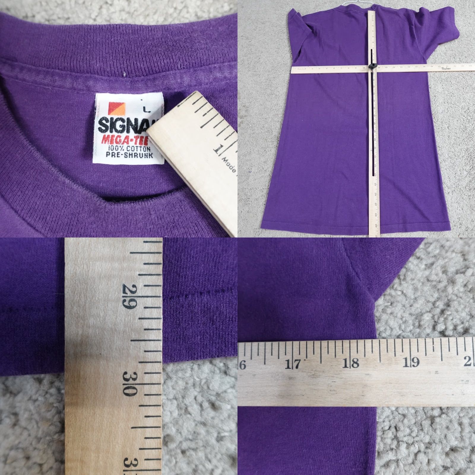 Vintage VINTAGE Sandusky Ohio Shirt Medium Purple USA Signal Sailing Adventure Men Short Sleeve Crew Neck T-Shirt Graphic Print 1990s Size US M / EU 48-50 / 2 - 8 Thumbnail