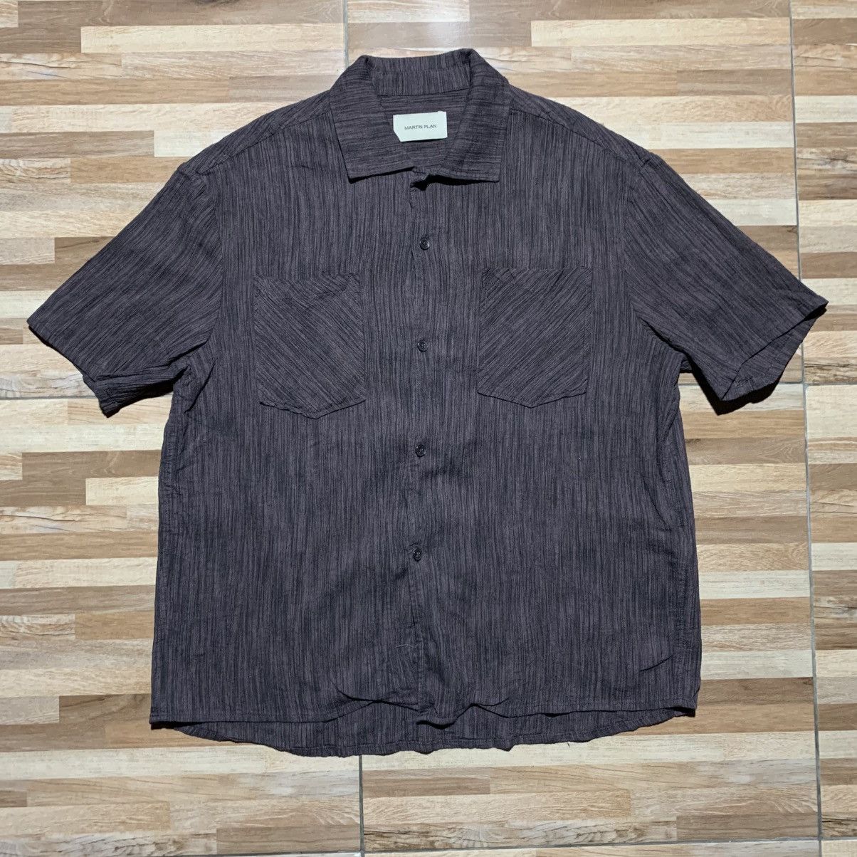 Other Martin Plan Bias Stripe Half Shirt Size US L / EU 52-54 / 3 - 1 Thumbnail