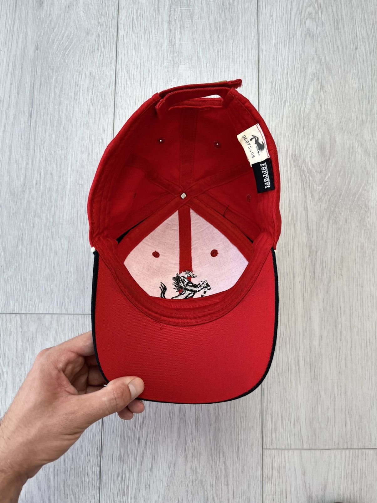 Ferrari Vintage Ferrari Cap Big Logo Racing Y2K Schumacher 90s 00s Size ONE SIZE - 7 Thumbnail