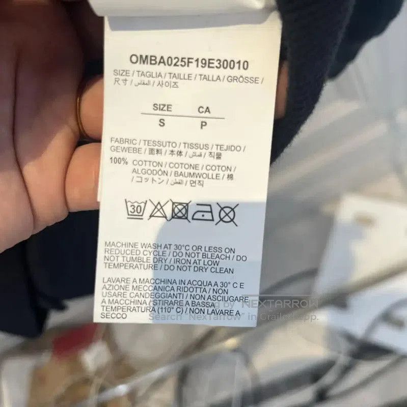 Off-White Off-White Black Long Sleeve Cotton Sweatshirt . Size US S / EU 44-46 / 1 - 4 Thumbnail