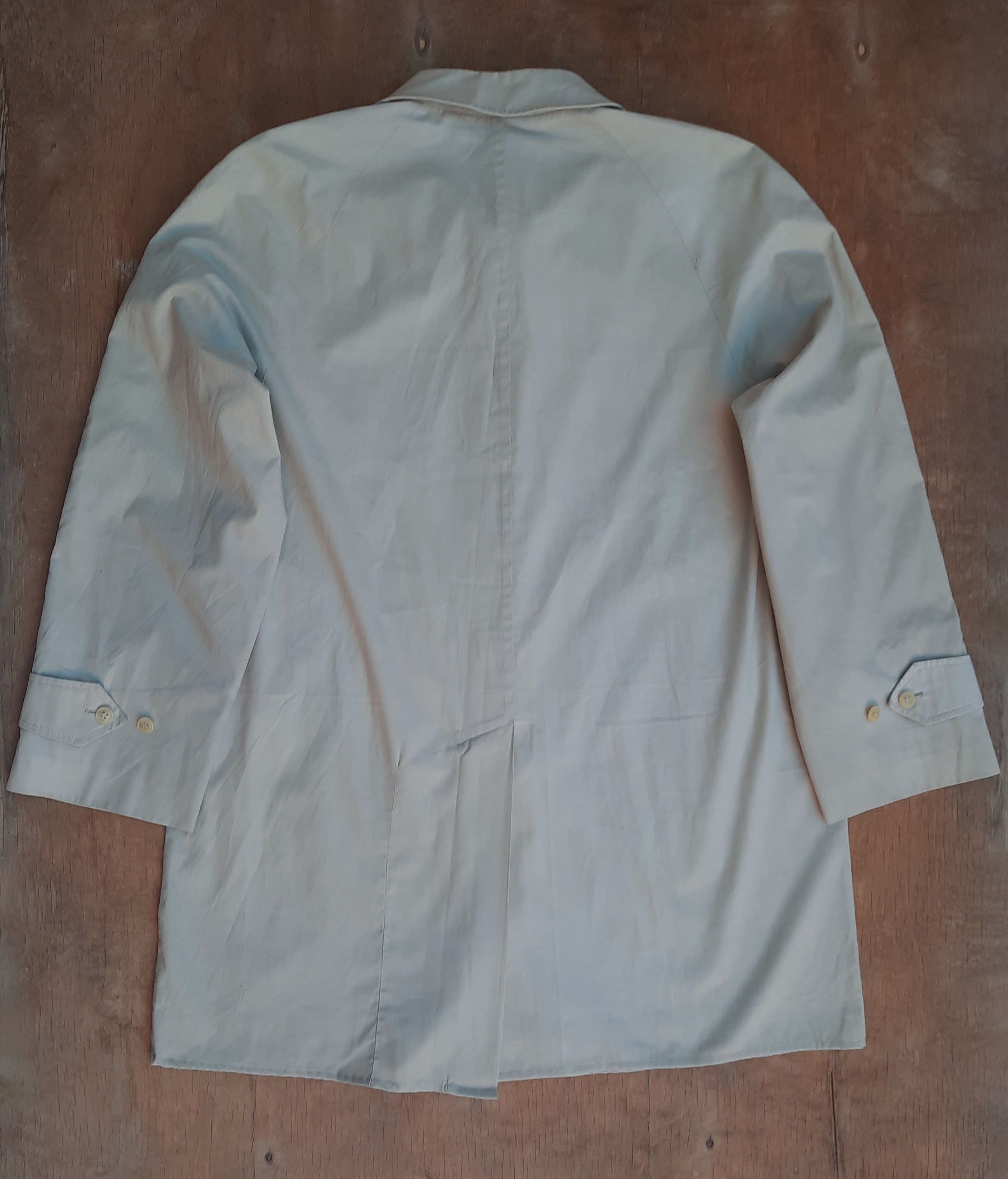 Burberry Vintage 90s Burberry Lightweight Trench Jacket Size M Size US M / EU 48-50 / 2 - 8 Thumbnail