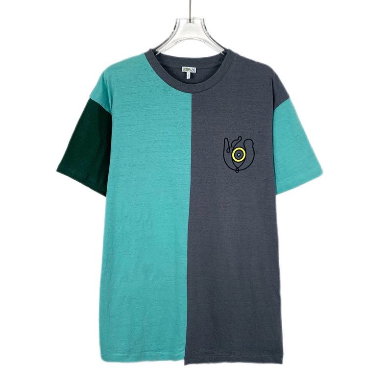Loewe Loewe Patchwork eye print cotton round neck short sleeve T Size S / US 4 / IT 40 - 1 Thumbnail