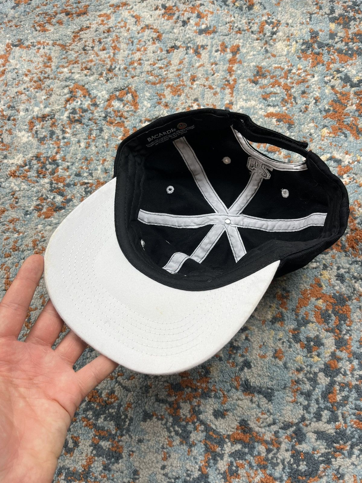 Bacardi × Vintage Vintage 90s Bacardi embroidered bat logo promo hat Size ONE SIZE - 6 Thumbnail
