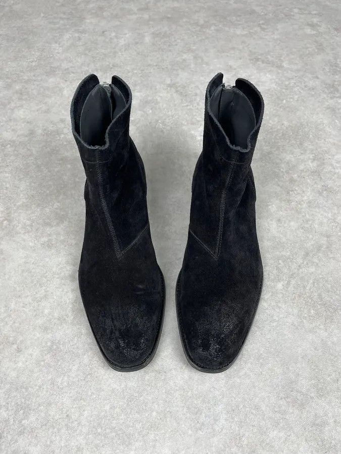 Hugo Boss Hugo Boss Black Suede Leather Boots Size US 10 / EU 43 - 2 Thumbnail