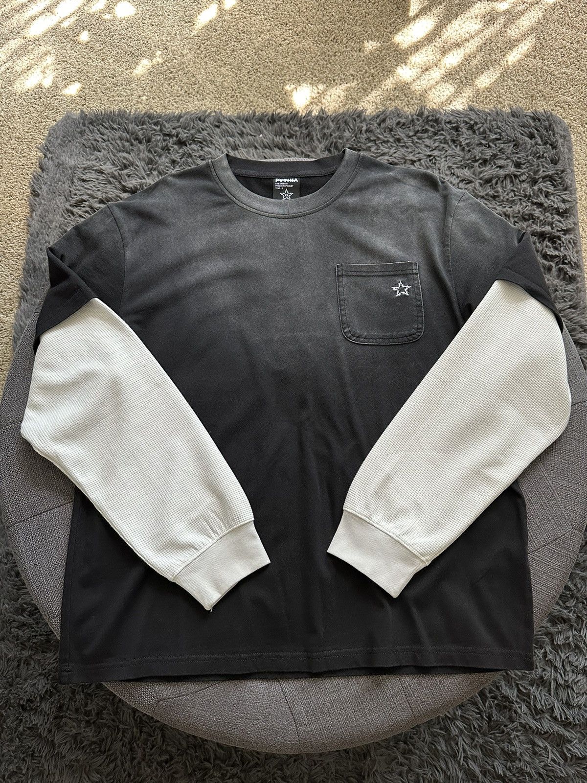 Pythia Pythia Washed Pocket L/S Tee Size US L / EU 52-54 / 3 - 1 Thumbnail