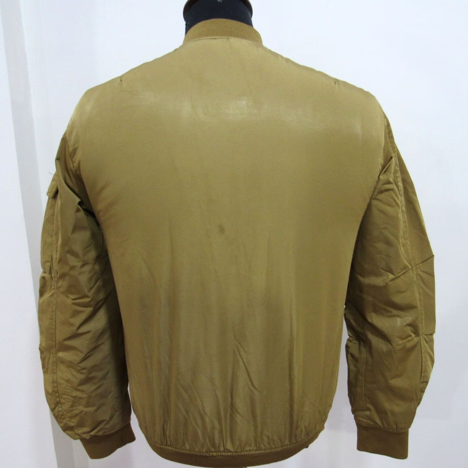 Vintage Pull & Bear Mens Bomber Jacket Golden Chest 42/44 REF (Y07701) Size US XS / EU 42 / 0 - 7 Thumbnail