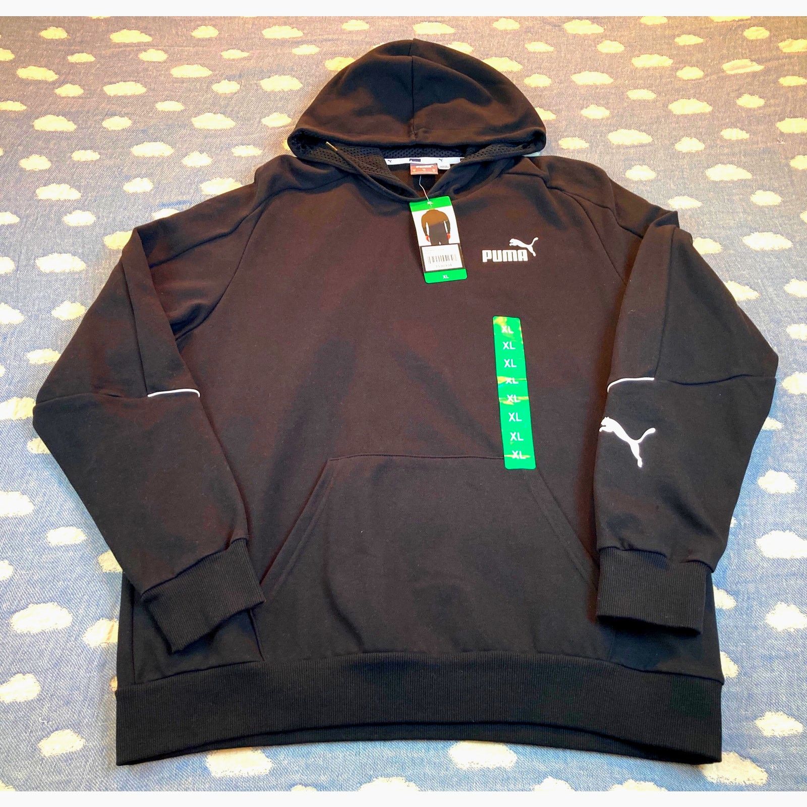 Puma Puma Hoodie Black w/White Logo Size XLarge NWT Size US XL / EU 56 / 4 - 2 Thumbnail