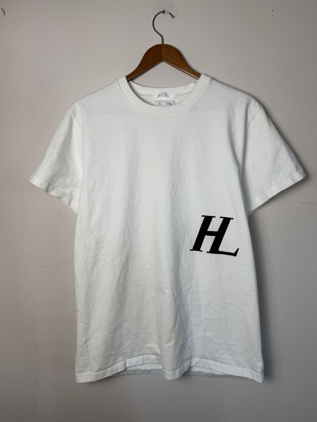 Helmut Lang Helmut Lang HL Logo Tee Size US L / EU 52-54 / 3 - 1 Thumbnail