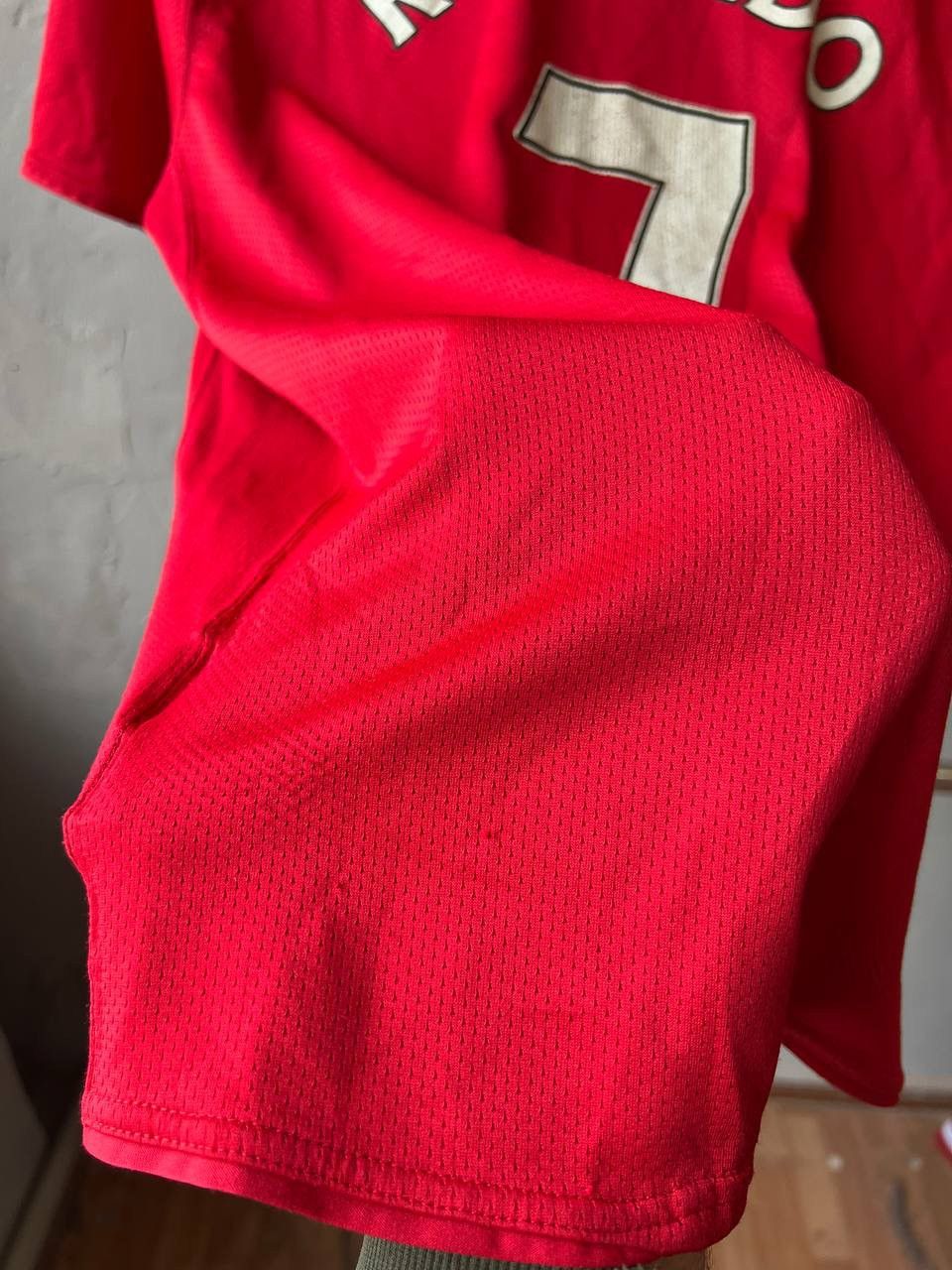 Nike 2007/09 MANCHESTER UNITED #7 RONALDO HOME SOCCER JERSEY NIKE Size US M / EU 48-50 / 2 - 18 Thumbnail