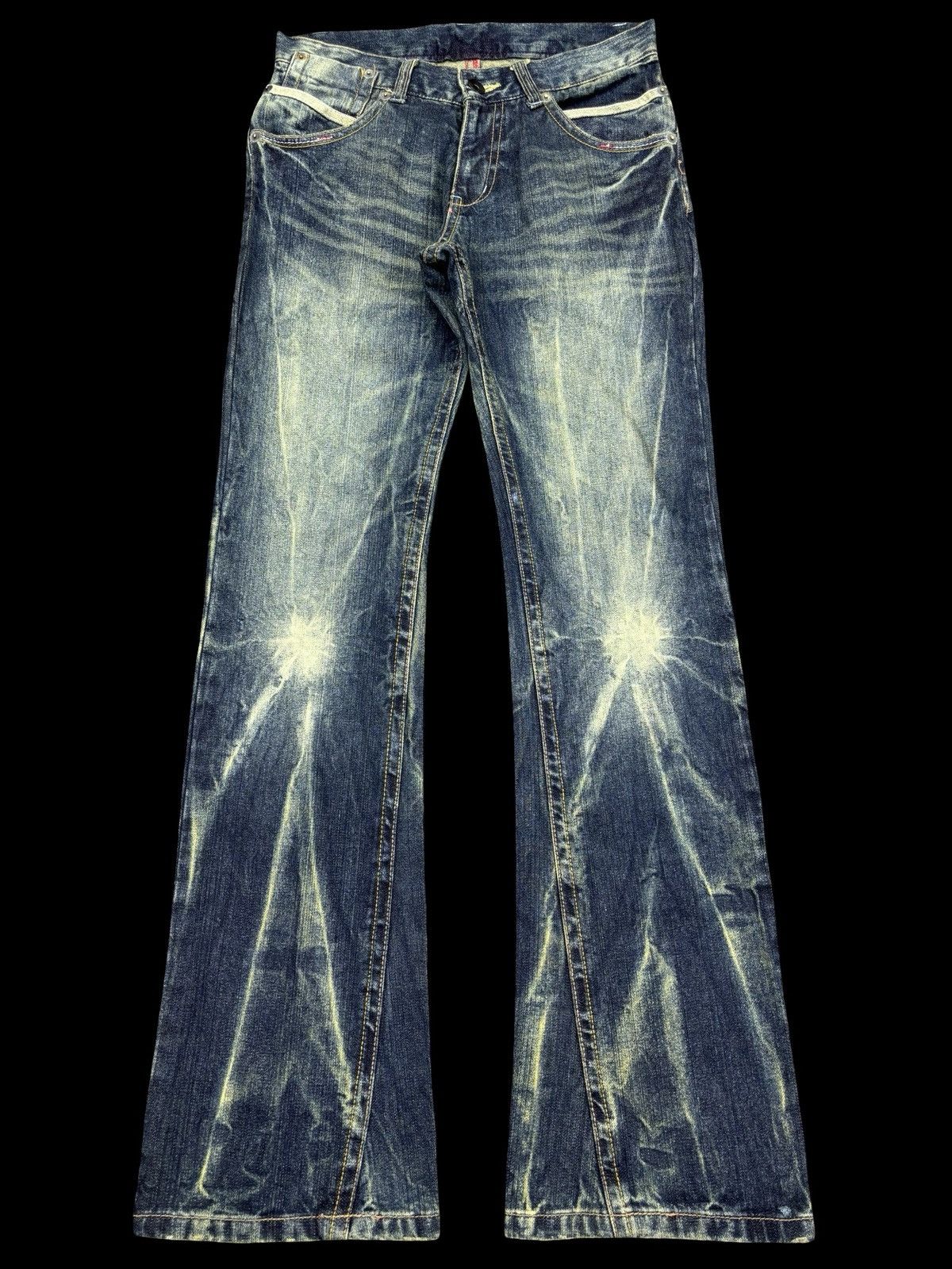 Other 💥Insane Style Flare💥Unbrand Thunderous Flare Denim F918 Size US 31 - 2 Thumbnail