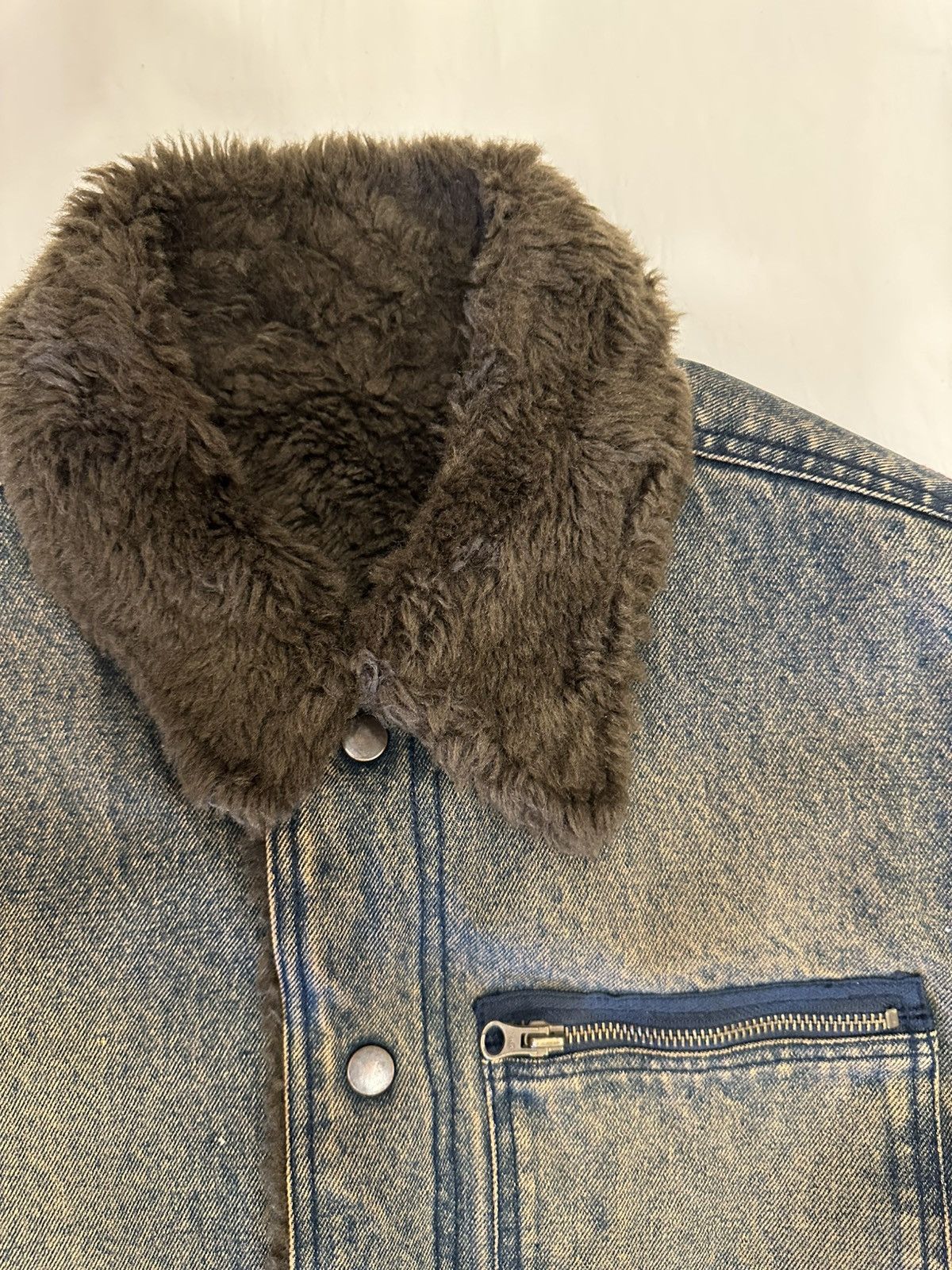 PPFM Vintage PPFM Sherpa Quilted Lined Sherpa Button Up Jacket Size US S / EU 44-46 / 1 - 4 Thumbnail