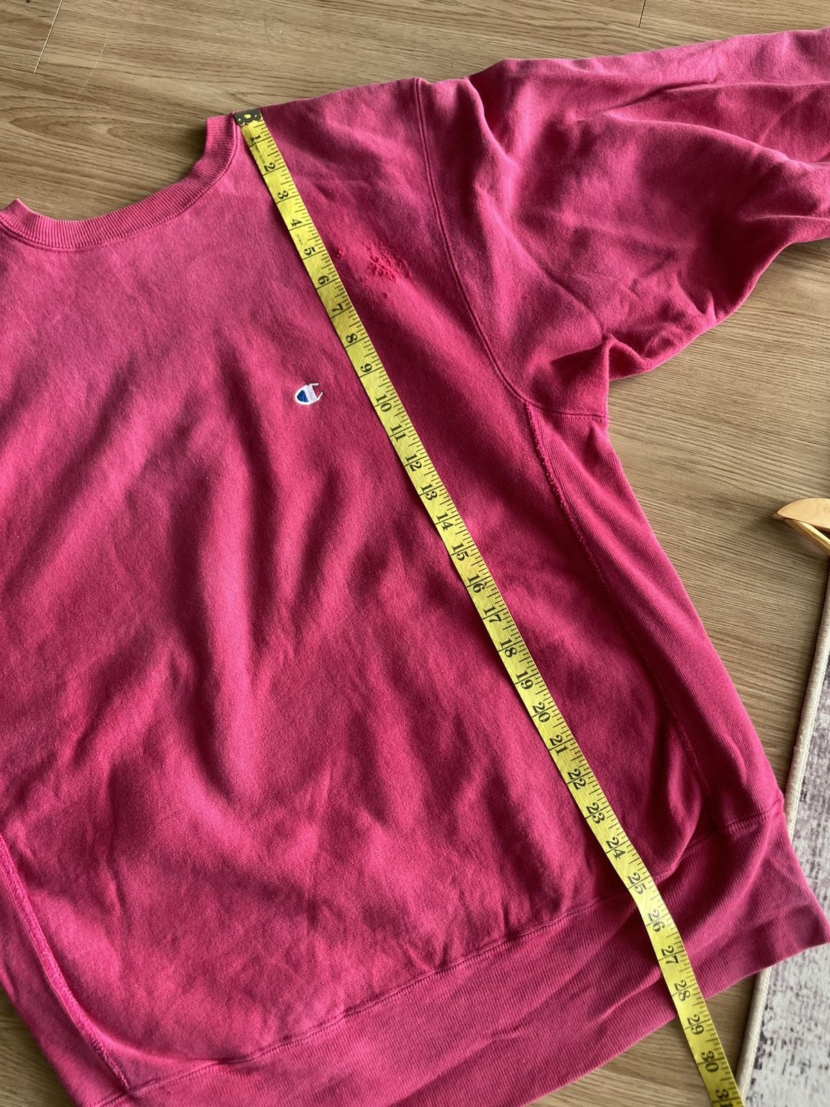 Champion × Vintage Vintage Champion Reverse Weave Pink Sweatshirts Size US XL / EU 56 / 4 - 6 Thumbnail