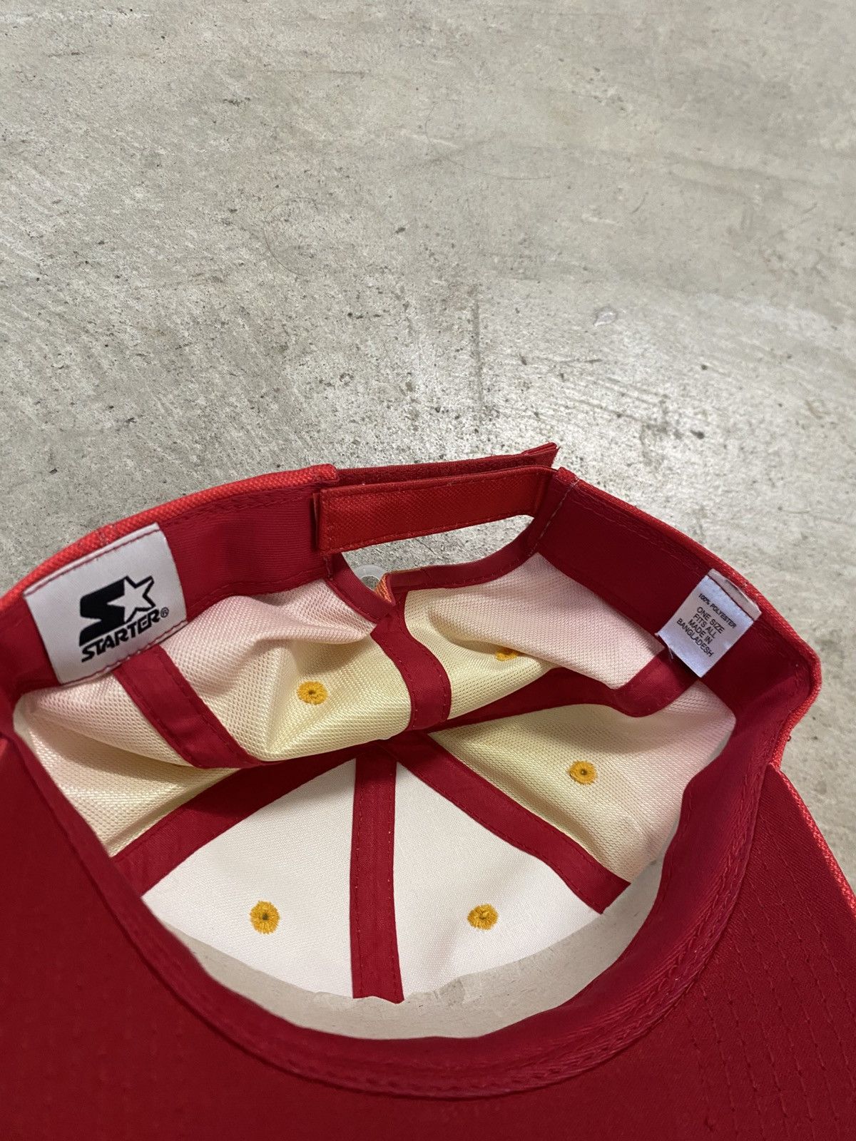 Starter Starter Yellow & Red Ombré StrapBack Size ONE SIZE - 5 Thumbnail