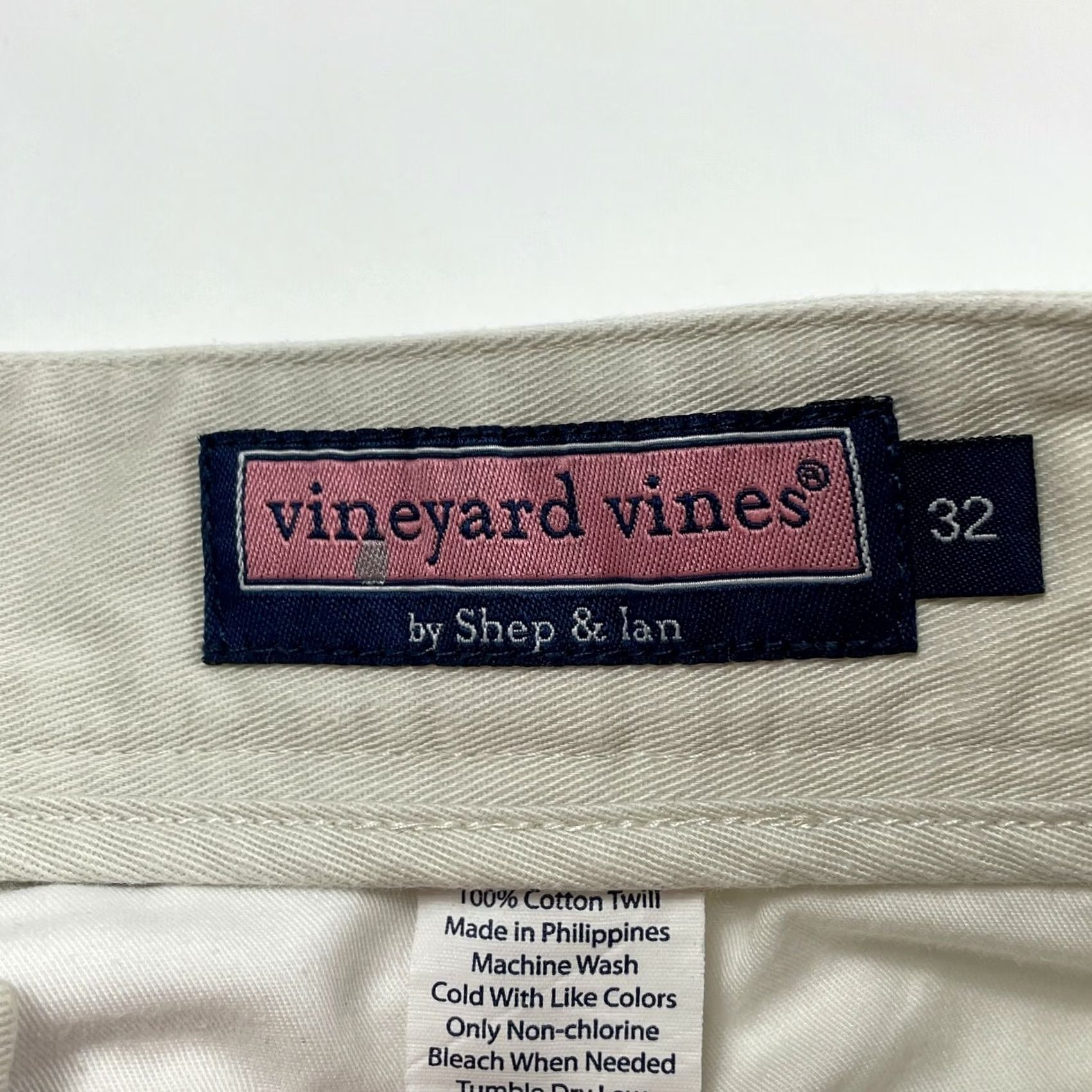 Vineyard Vines Vineyard Vines Shorts Men's 32x8 Golf Chino Flat Front Casual Outdoor Beige Size US 32 / EU 48 - 6 Thumbnail