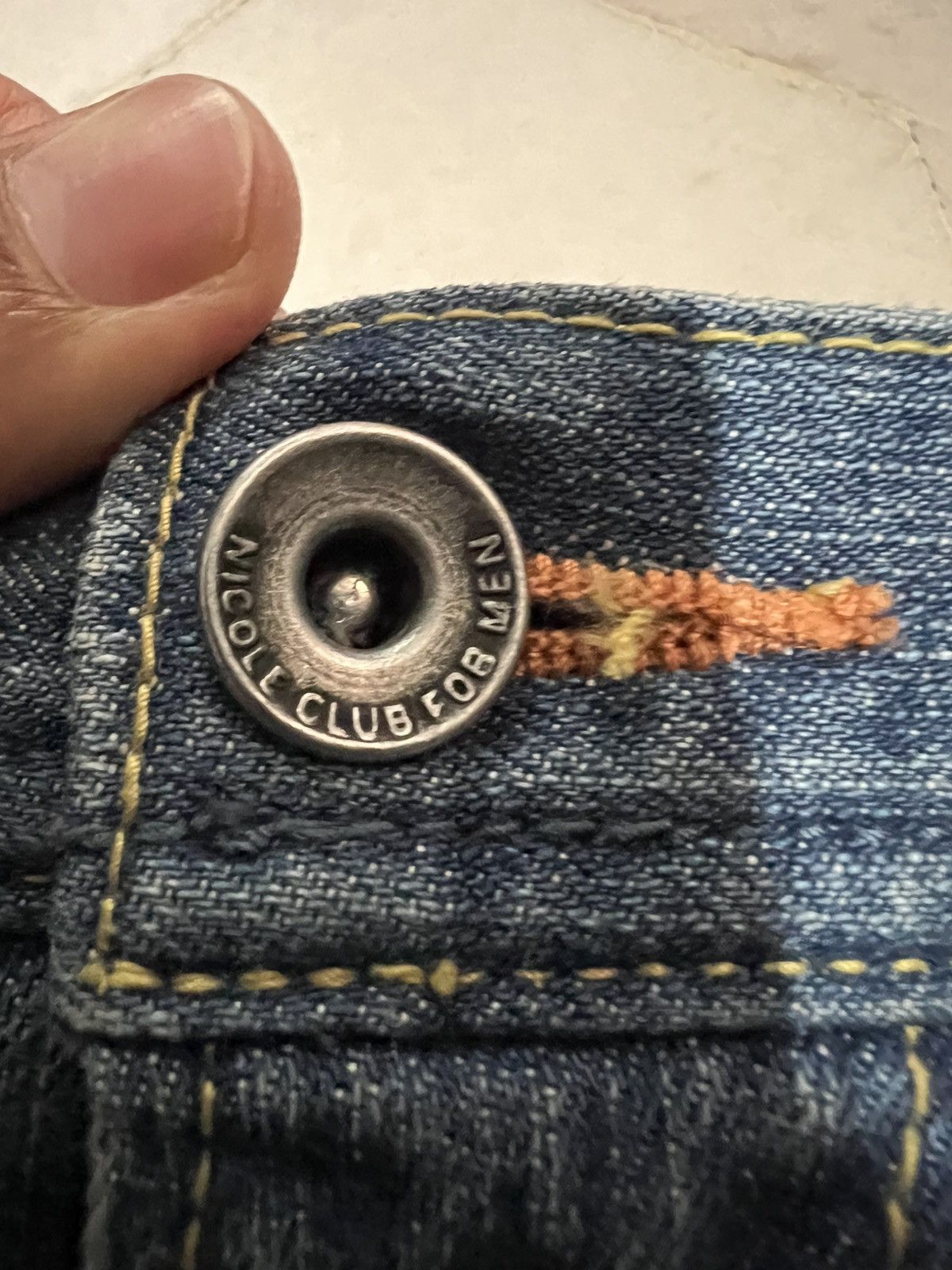 If Six Was Nine × Japanese Brand × Nicole Club 🌈NICOLE CLUB FOR MEN(NCF) BOOTCUT JEANS Size US 30 / EU 46 - 10 Thumbnail