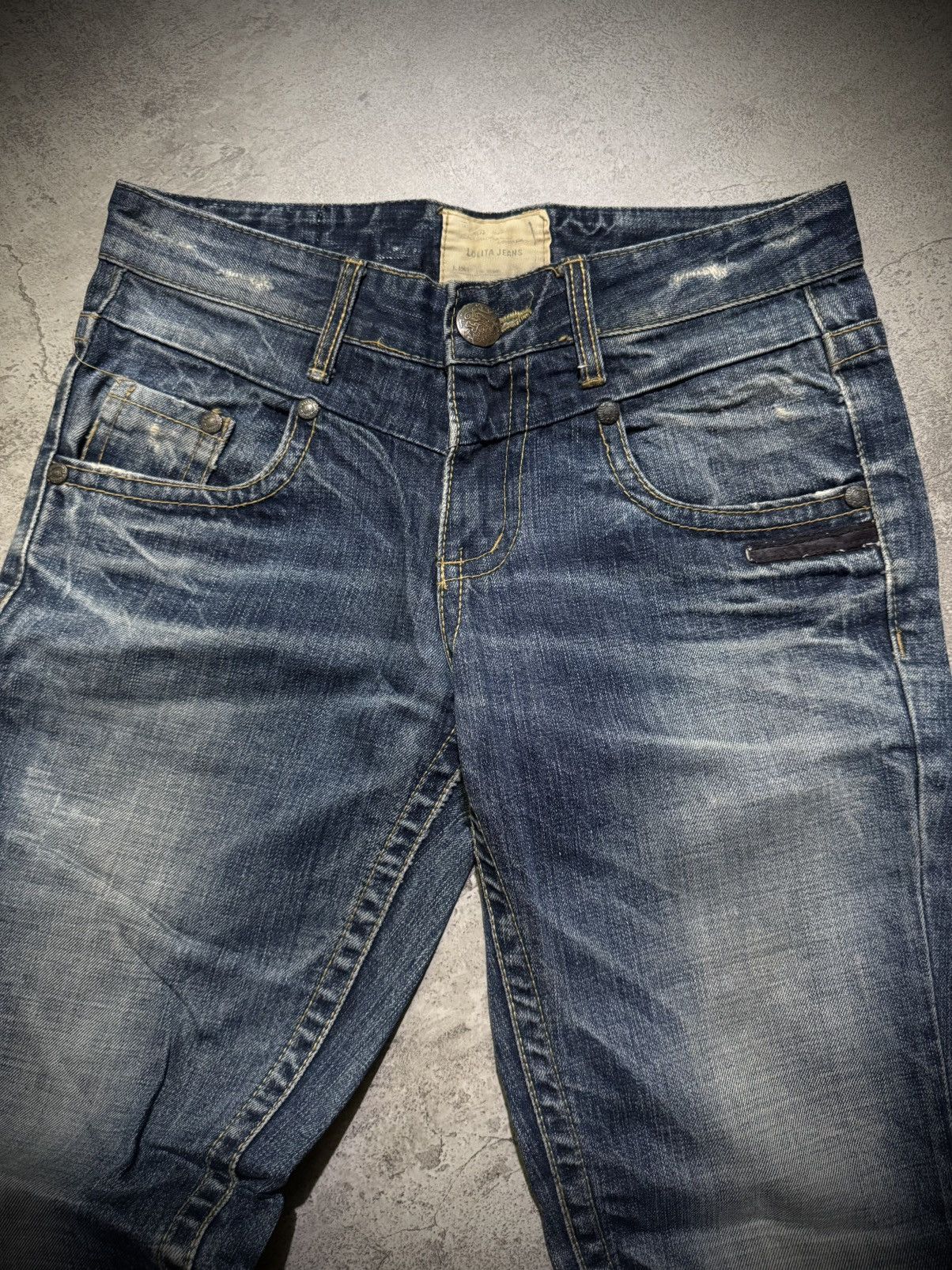 Japanese Brand LOLITA JEANS IFSIXWASNINE DISTRESSED BOOTCUT JEANS Size US 32 / EU 48 - 7 Thumbnail