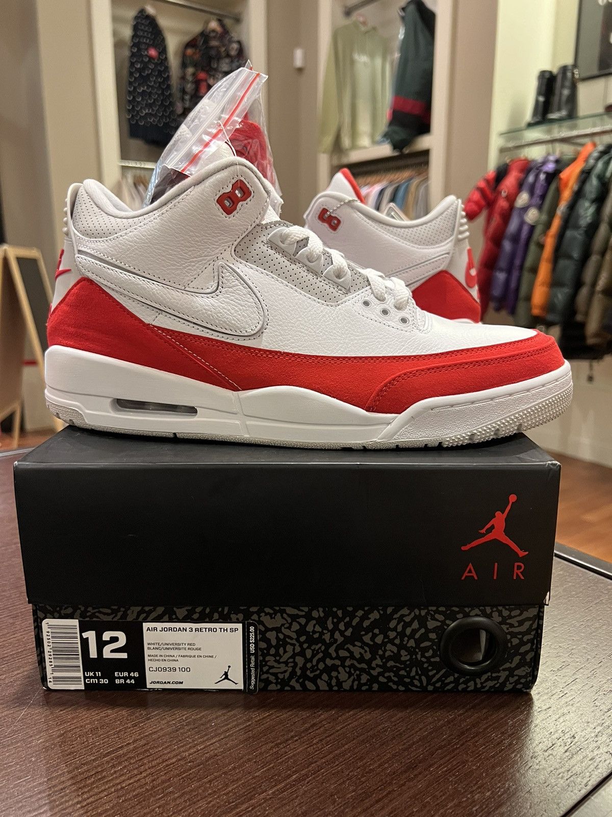 Jordan Brand Jordan 3 Retro Tinker White University Red 