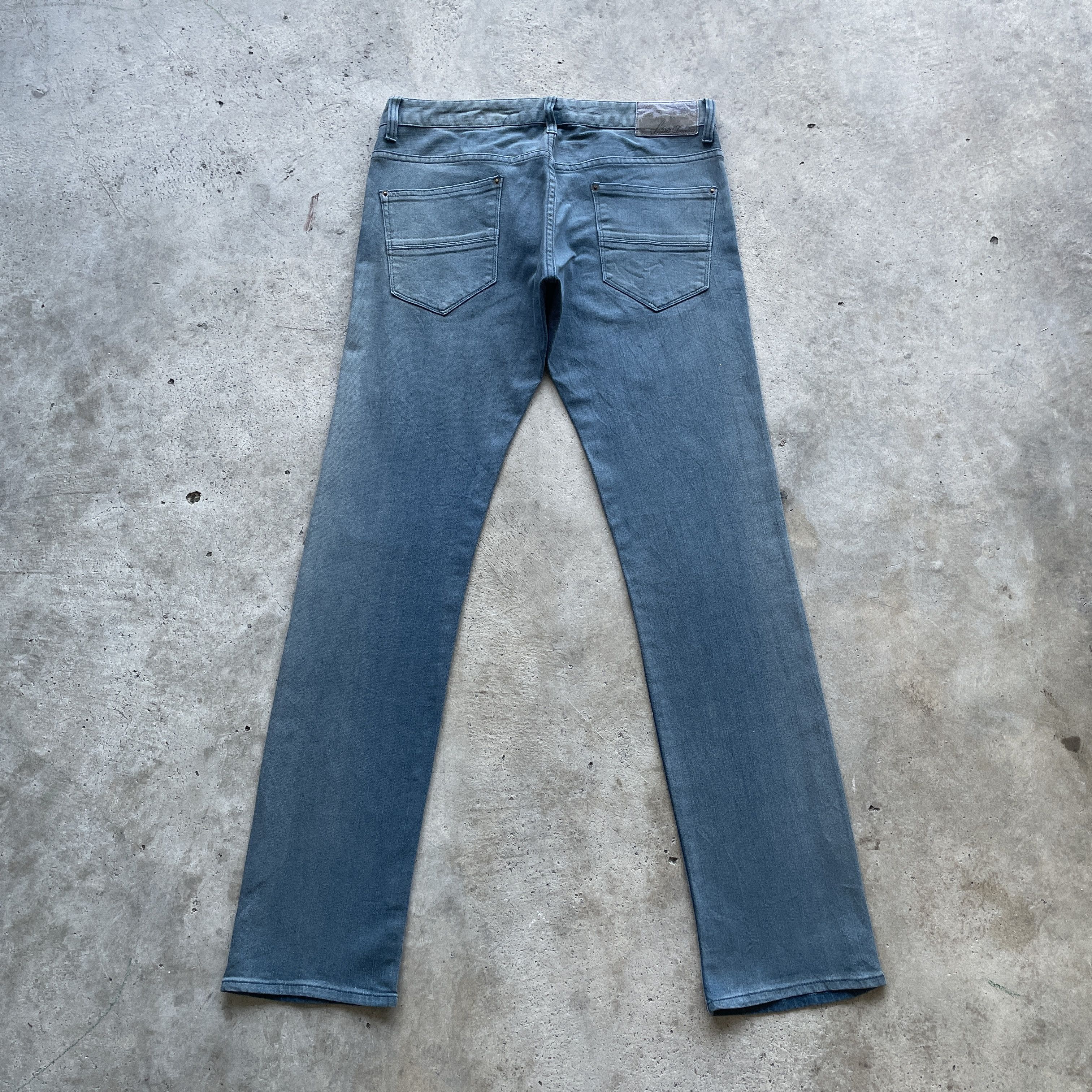 Faded Glory × Japanese Brand VINTAGE HVC DENIM PANTS JEANS FADED W34x33 Size US 34 / EU 50 - 11 Thumbnail