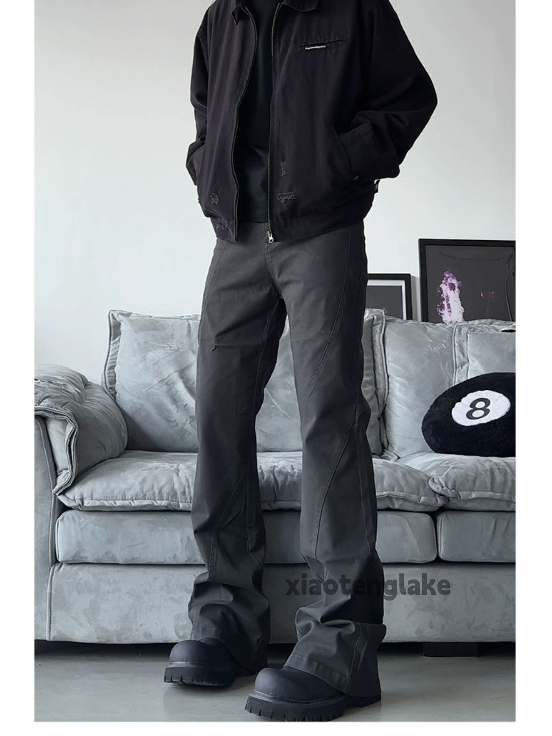 Designer × Japanese Brand × Vintage utility patchwork washed faded cleanfit yuppie flared pants Size US 28 / EU 44 - 5 Thumbnail