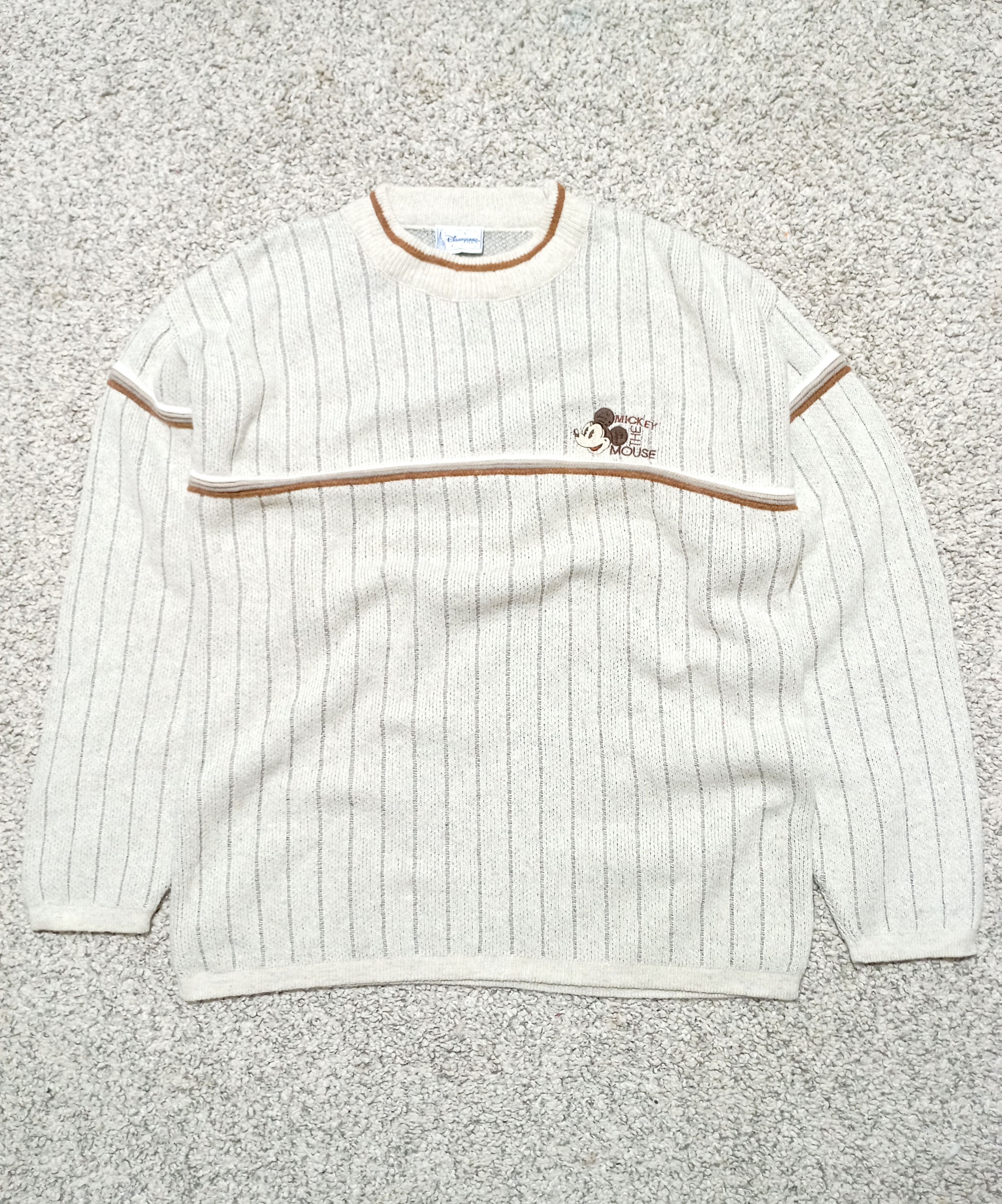 Disney Vintage Disney Paris Mickey Sweater Made in France Size US L / EU 52-54 / 3 - 2 Thumbnail