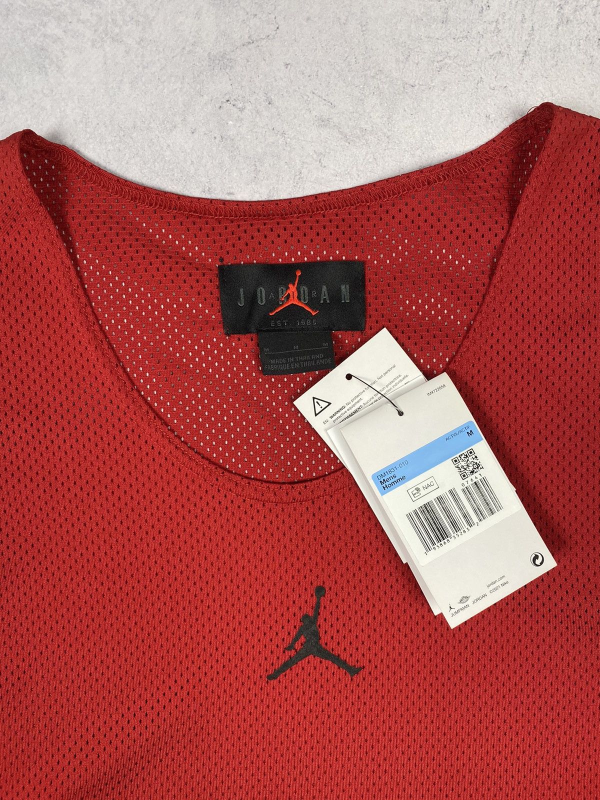 Jordan Brand × Nike Nike Jordan Dri Fit Basketball Combo Statement Tank Top Tee Size US M / EU 48-50 / 2 - 12 Thumbnail