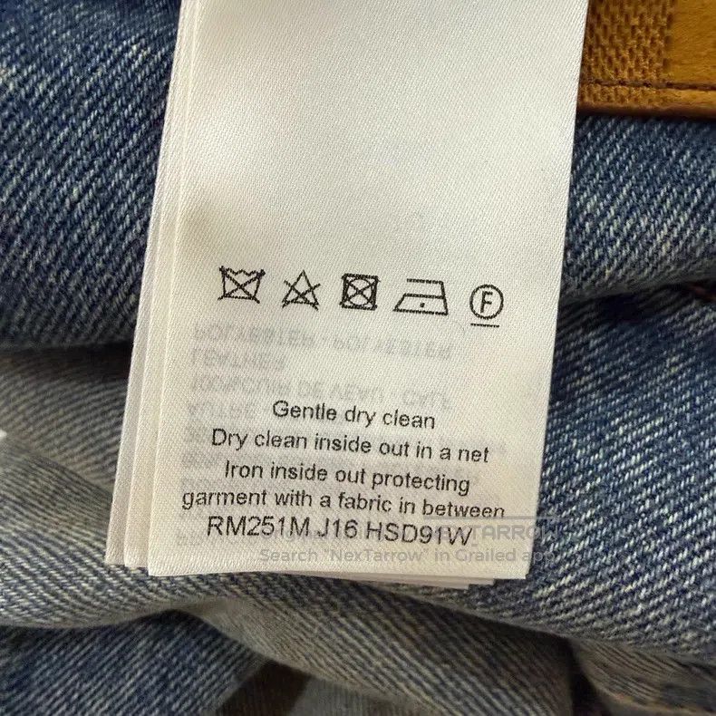 Louis Vuitton Louis Vuitton Washed leather denim pants Size US 33 - 5 Thumbnail