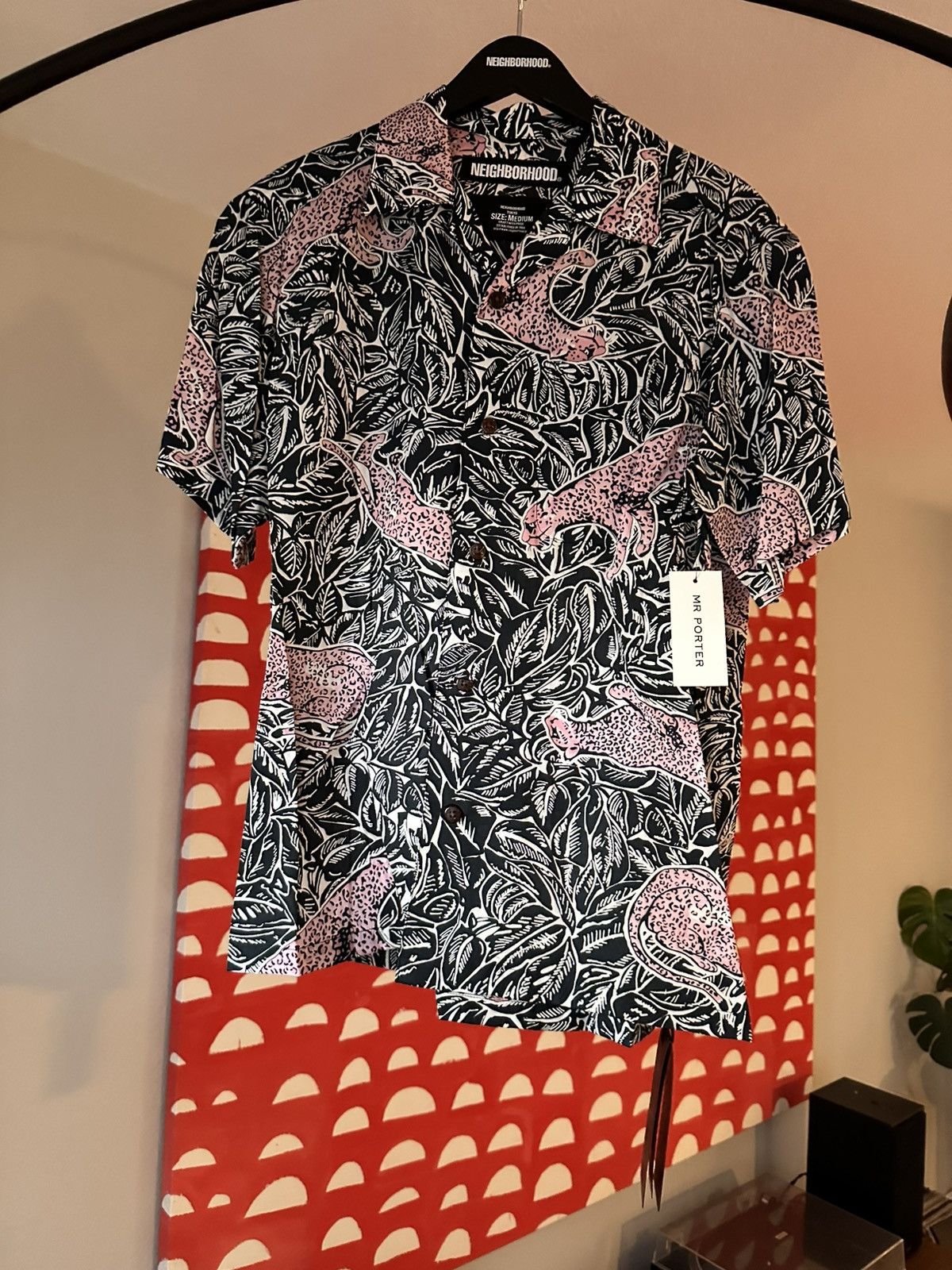 NEIGHBORHOOD SHORT SLEEVE PANTHER SHIRT