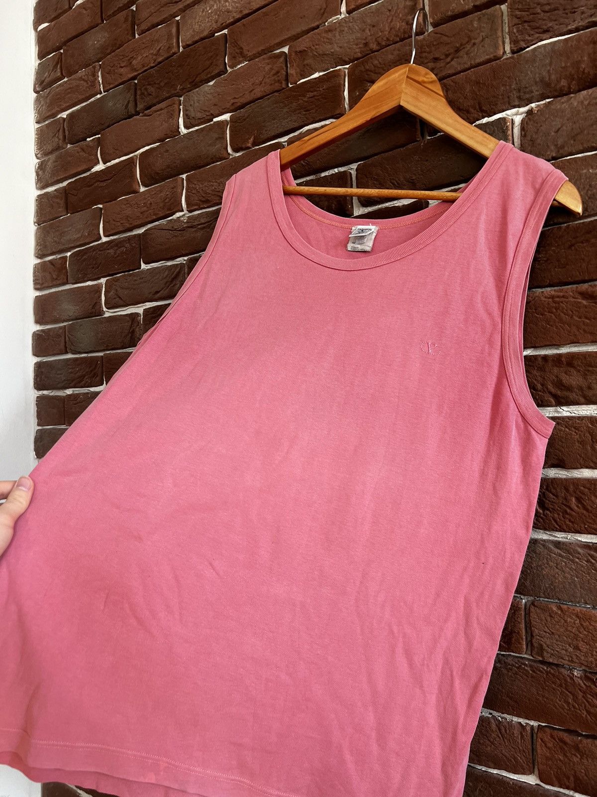 Valentino Valentino Body 80s Pink Sleeveless Shirt Tank Top Rare Size US L / EU 52-54 / 3 - 4 Thumbnail