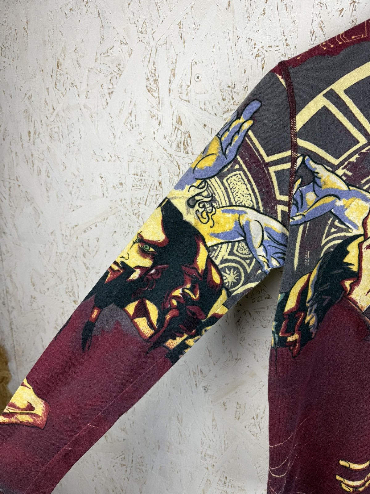 Jean Paul Gaultier 90s Vintage Jean Paul Gaultier Psychedelic Rasta Long Sleeve Size US M / EU 48-50 / 2 - 3 Thumbnail