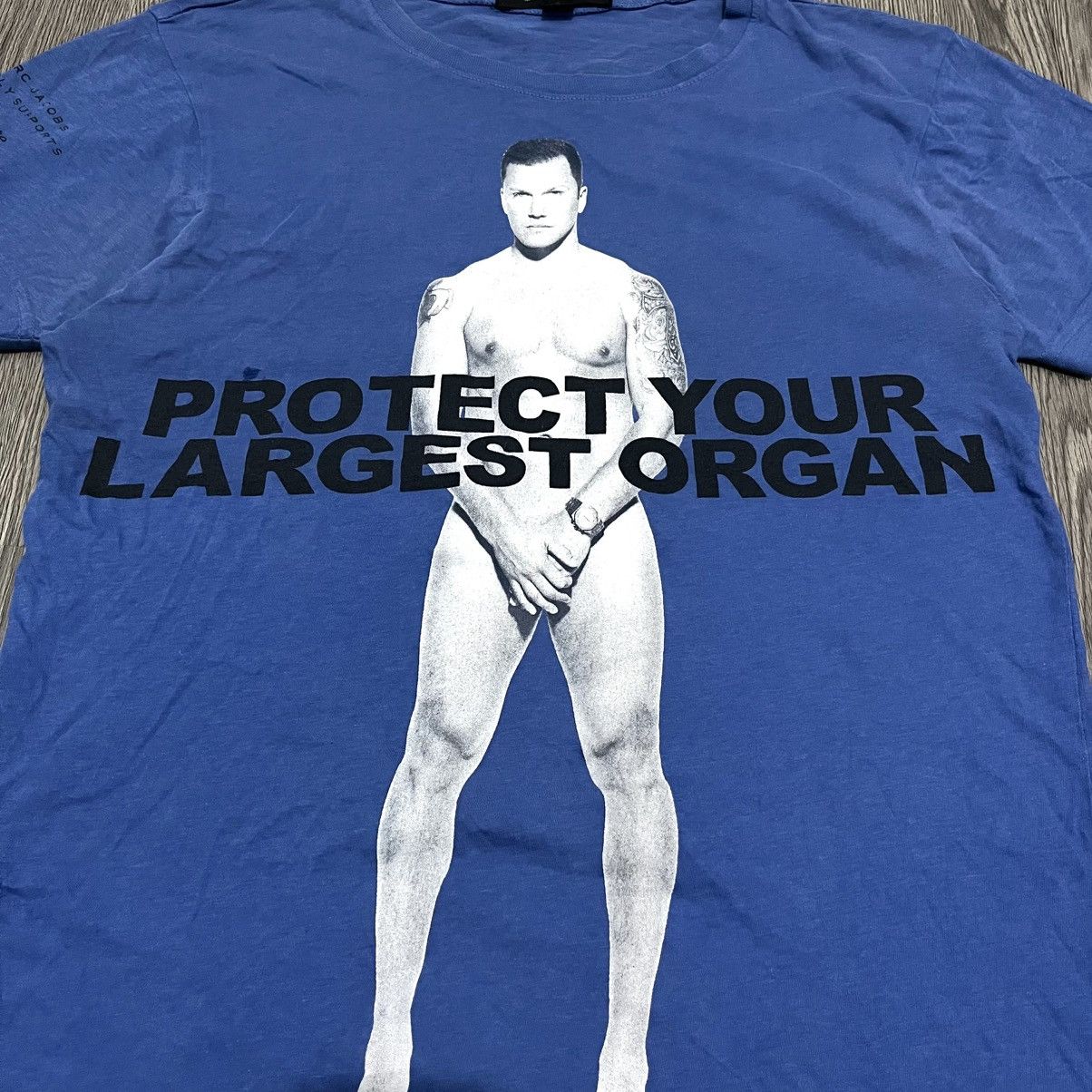 Marc Jacobs Marc Jacobs / SEAN Protect Your Largest Organ SkinCancer Tee Size US S / EU 44-46 / 1 - 3 Thumbnail