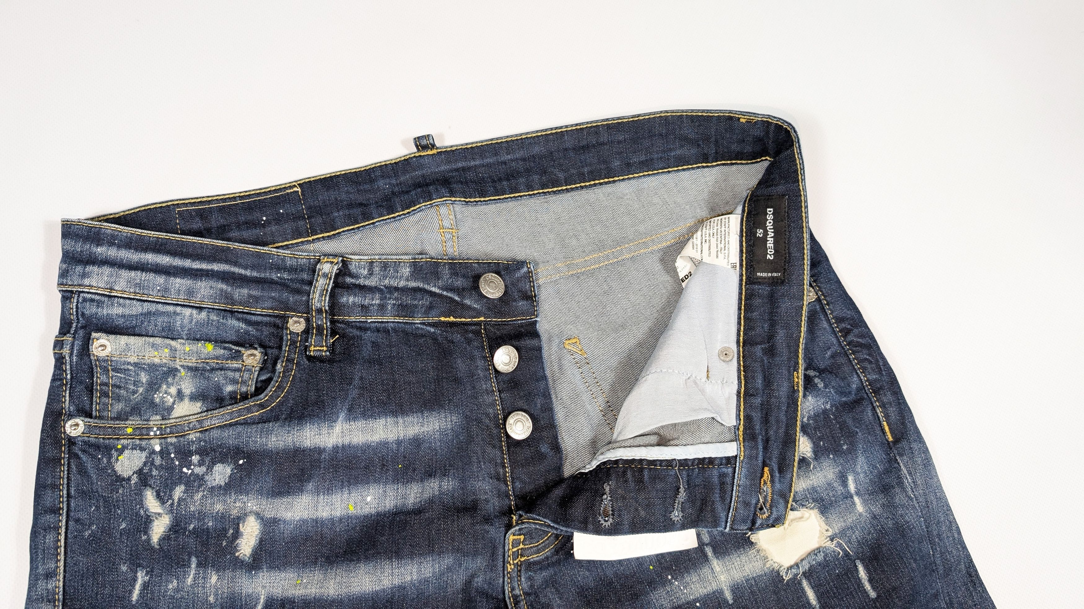 Dsquared2 Dsquared2 Chic Dan Fit Distressed Denim Jeans Size 52 Size US 36 / EU 52 - 6 Thumbnail