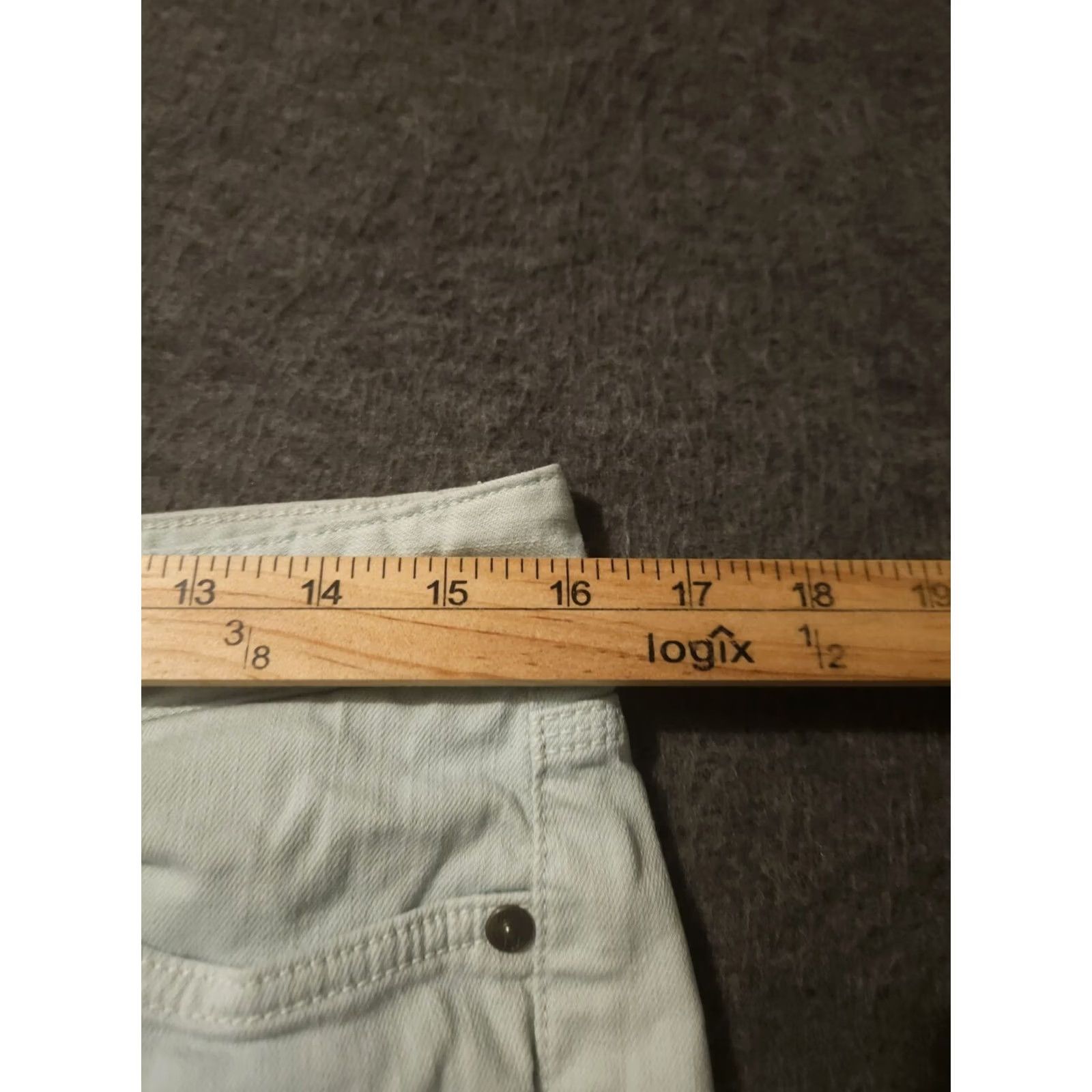 Tommy Hilfiger Tommy Hilfiger Denim Shorts Women's Mint 8 Cuffed Stretch 5-Pocket Casual Preppy Size 30" / US 8 / IT 44 - 4 Thumbnail