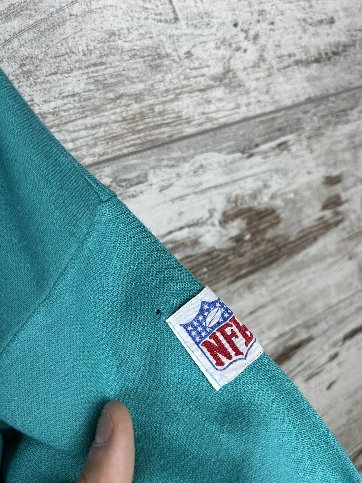 NFL × Russell Athletic × Vintage Vintage 90s Miami Dolphins Crewneck Sweatshirt rare y2k NFL Size US L / EU 52-54 / 3 - 12 Thumbnail
