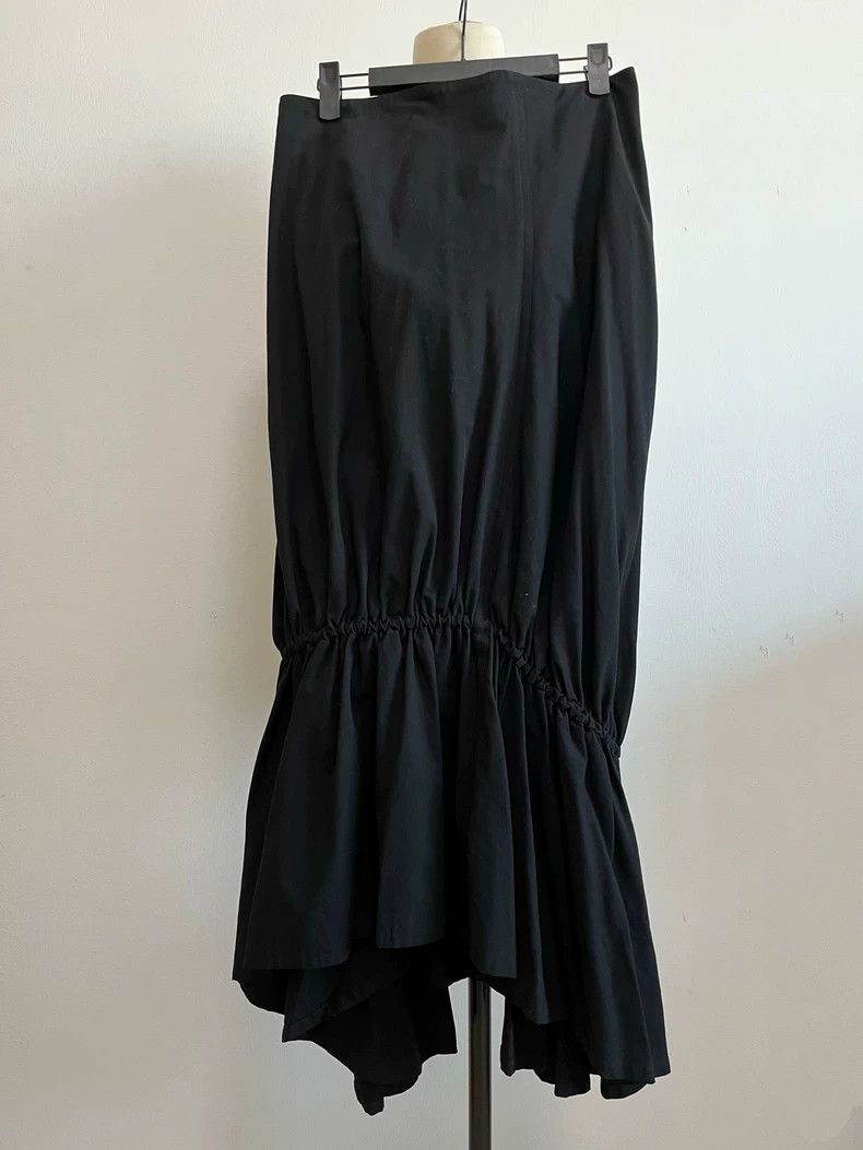 Yohji Yamamoto Yohji Yamamoto size 1 08ss black drawstring half skirt fis Size 25" / US 0 / IT 36 - 2 Thumbnail