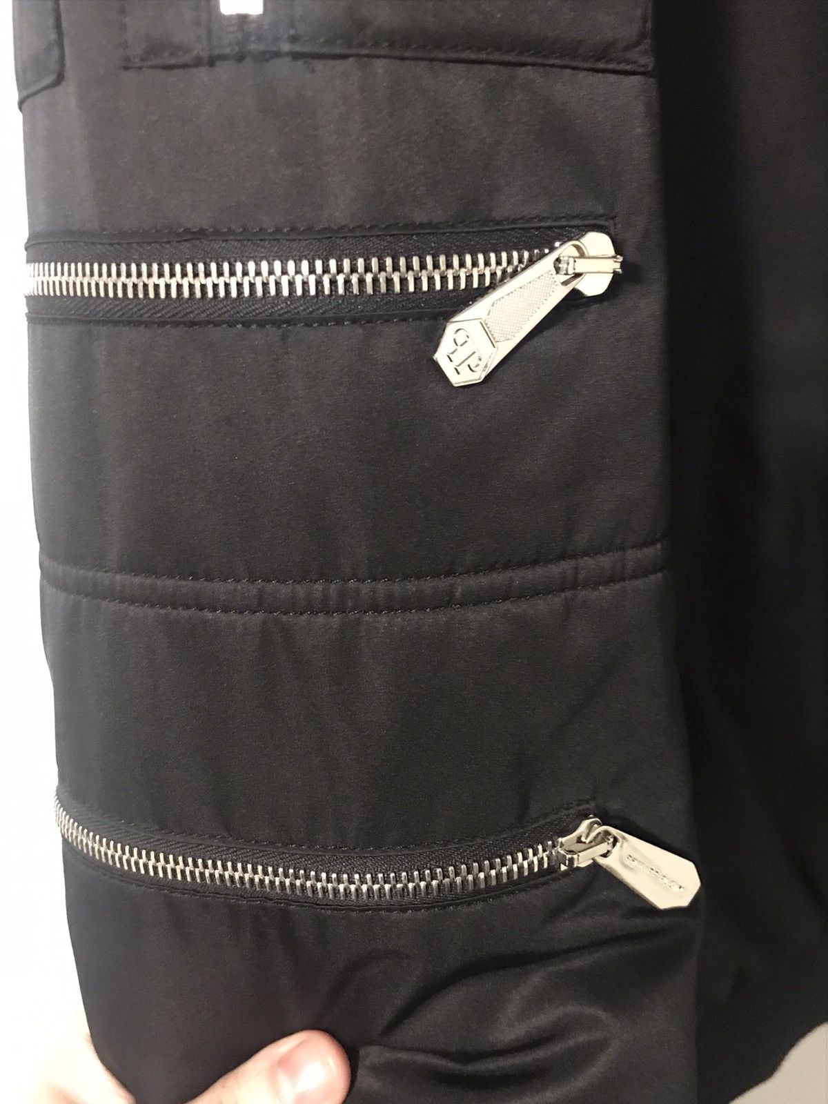 Philipp Plein Philipp Plein black jacket Size US XL / EU 56 / 4 - 2 Thumbnail
