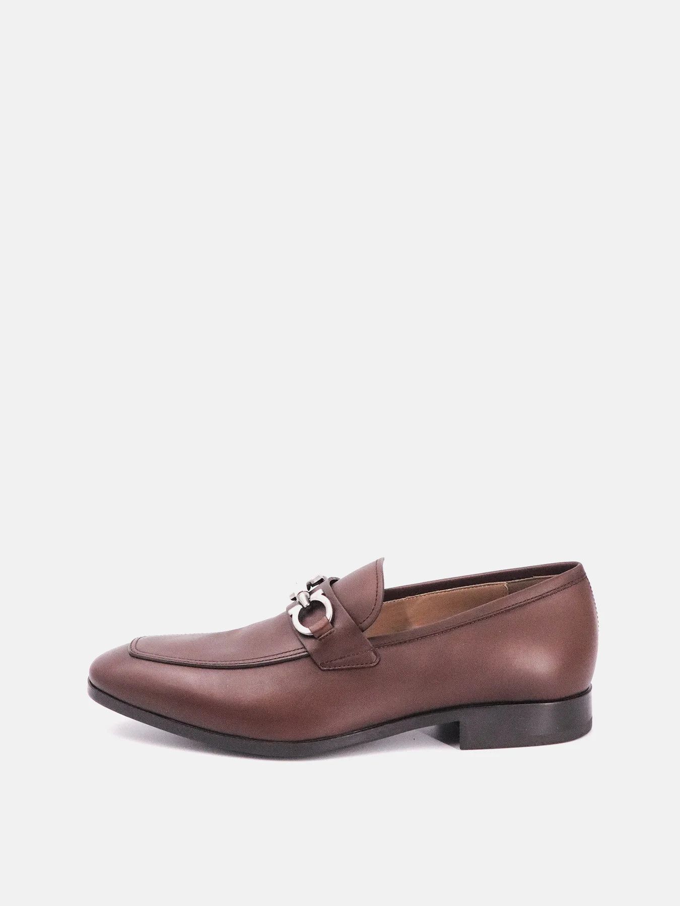 Salvatore Ferragamo o1s1rm0924 Benford Cioccolato Calf Shoes in Brown Size US 6 / EU 39 - 1 Thumbnail