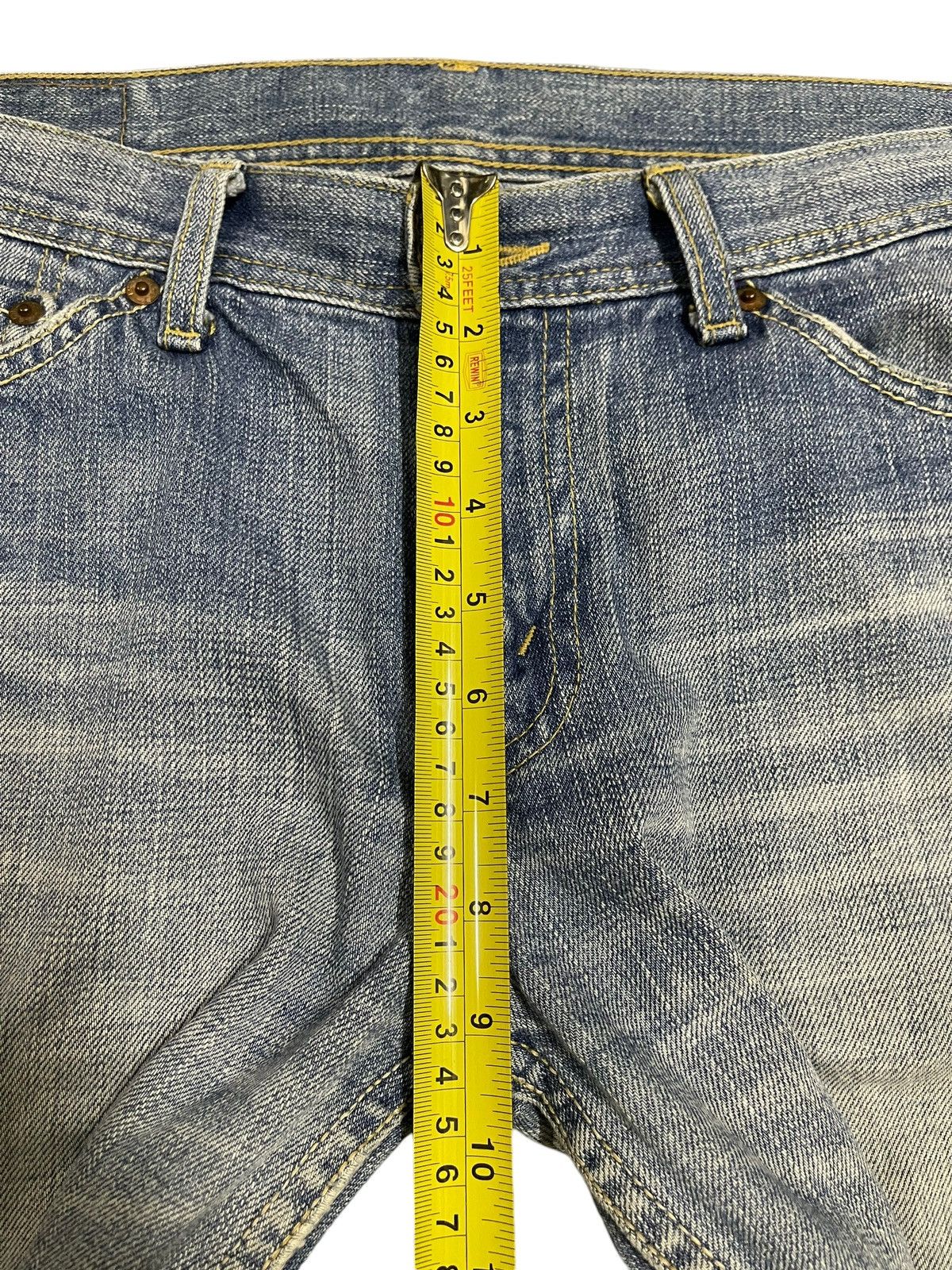 Levi's Vintage 90s Levis Blue Faded Wash Distress Style Jeans Size US 34 / EU 50 - 15 Thumbnail