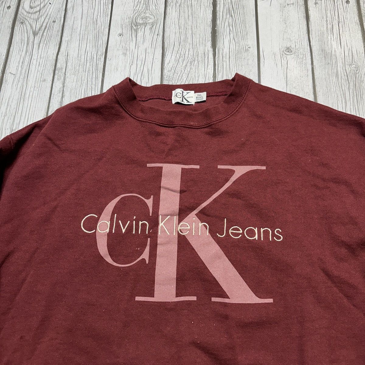Calvin Klein Vintage Calvin Klein Jeans sweatshirt Size US XXL / EU 58 / 5 - 3 Thumbnail