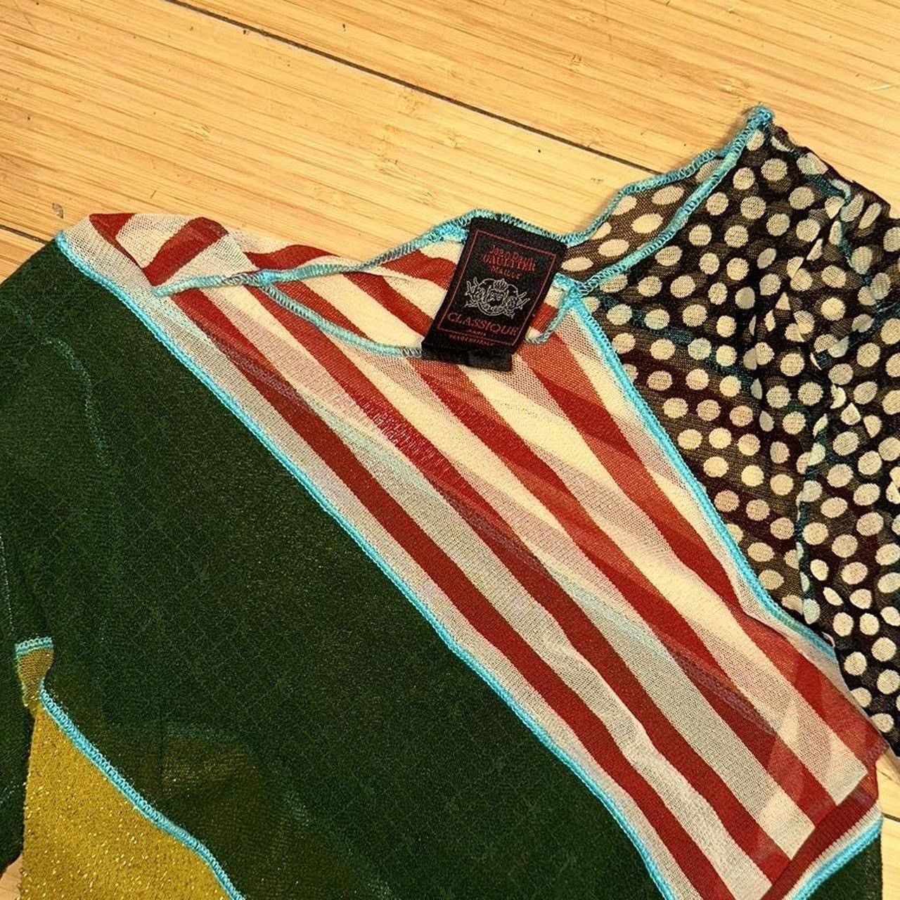Jean Paul Gaultier Jean Paul Gaultier classique polka stripe multi print top Size M / US 6-8 / IT 42-44 - 2 Thumbnail