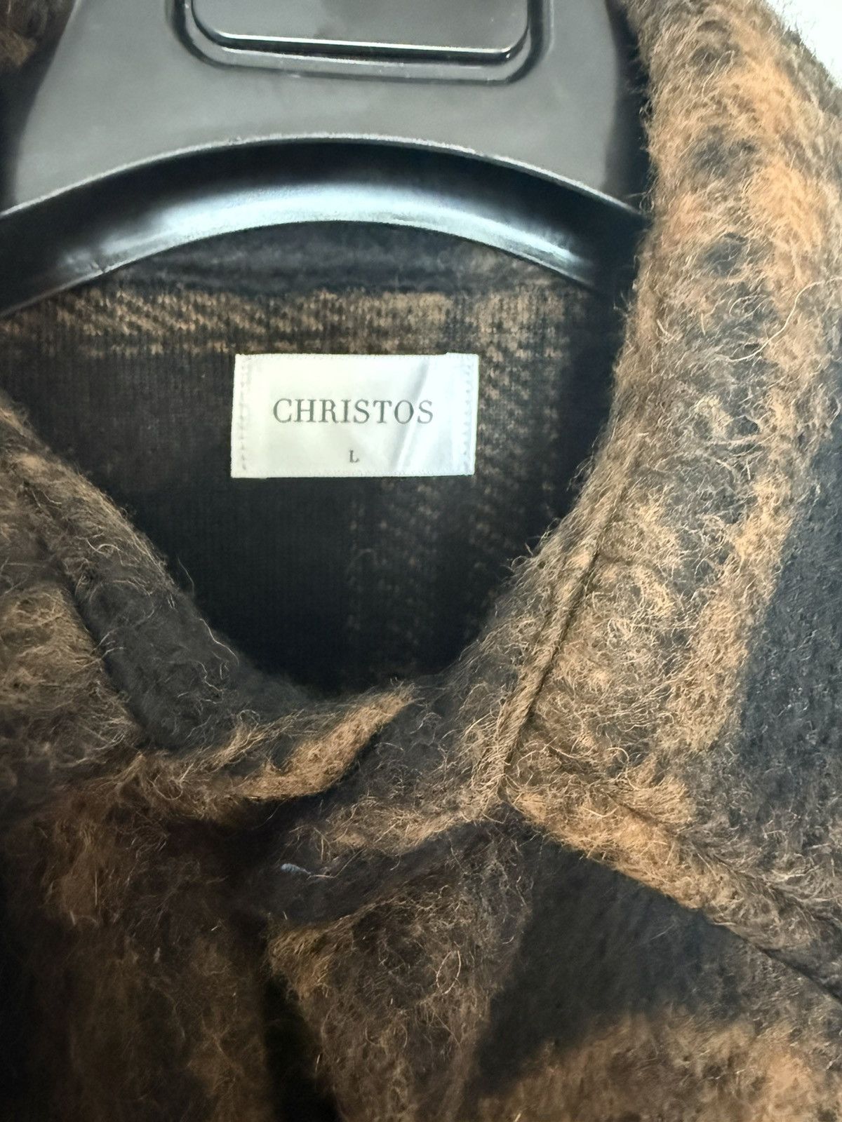 Christos New York Christos New York Mohair Shirt Jacket Size US L / EU 52-54 / 3 - 4 Thumbnail