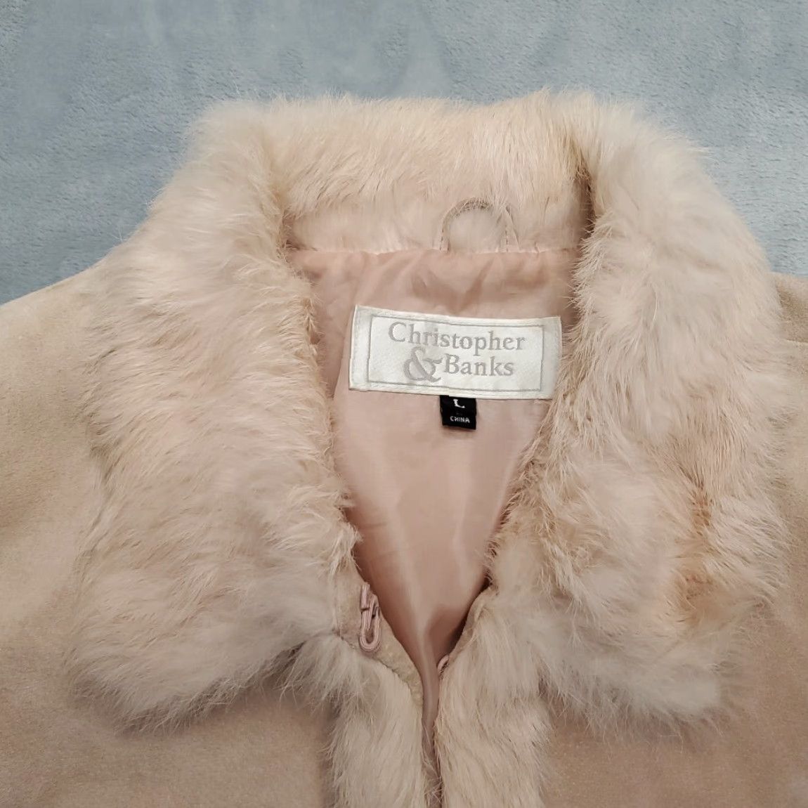 Vintage VINTAGE Penny Lane Jacket Womens Large Pink Genuine Leather Fur Lined 90s Y2K Size L / US 10 / IT 46 - 6 Thumbnail