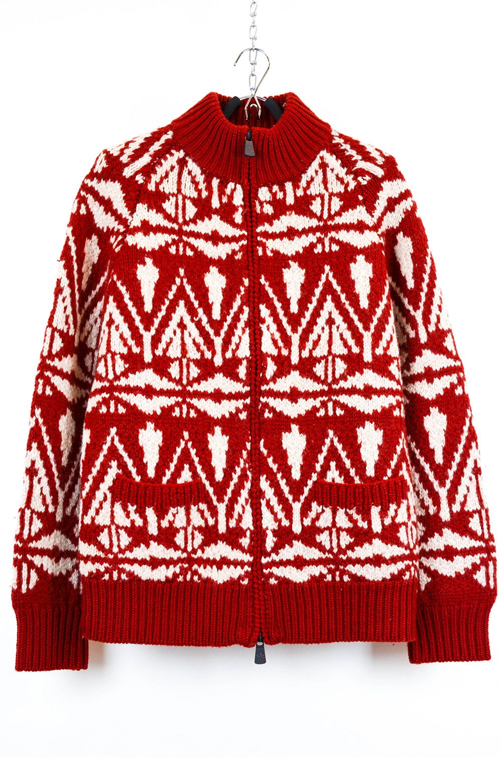Moncler Grenoble Moncler Grenoble Wool Zip-Up Cardigan Sweater - Size XL Size US XL / EU 56 / 4 - 1 Thumbnail