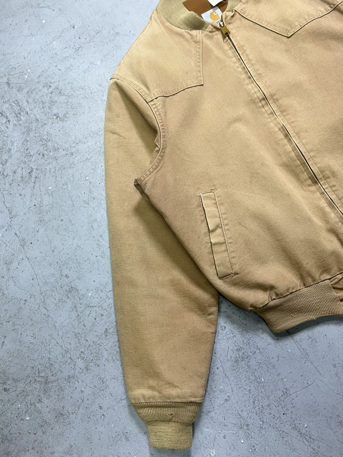 Carhartt × Vintage Vintage 80’s Carhartt Santa Fe Jacket Size US L / EU 52-54 / 3 - 3 Thumbnail