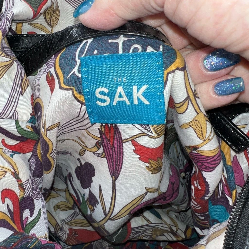 Other The Sak Black Leather and Silver Hardware Convertible Crossb Size ONE SIZE - 12 Thumbnail