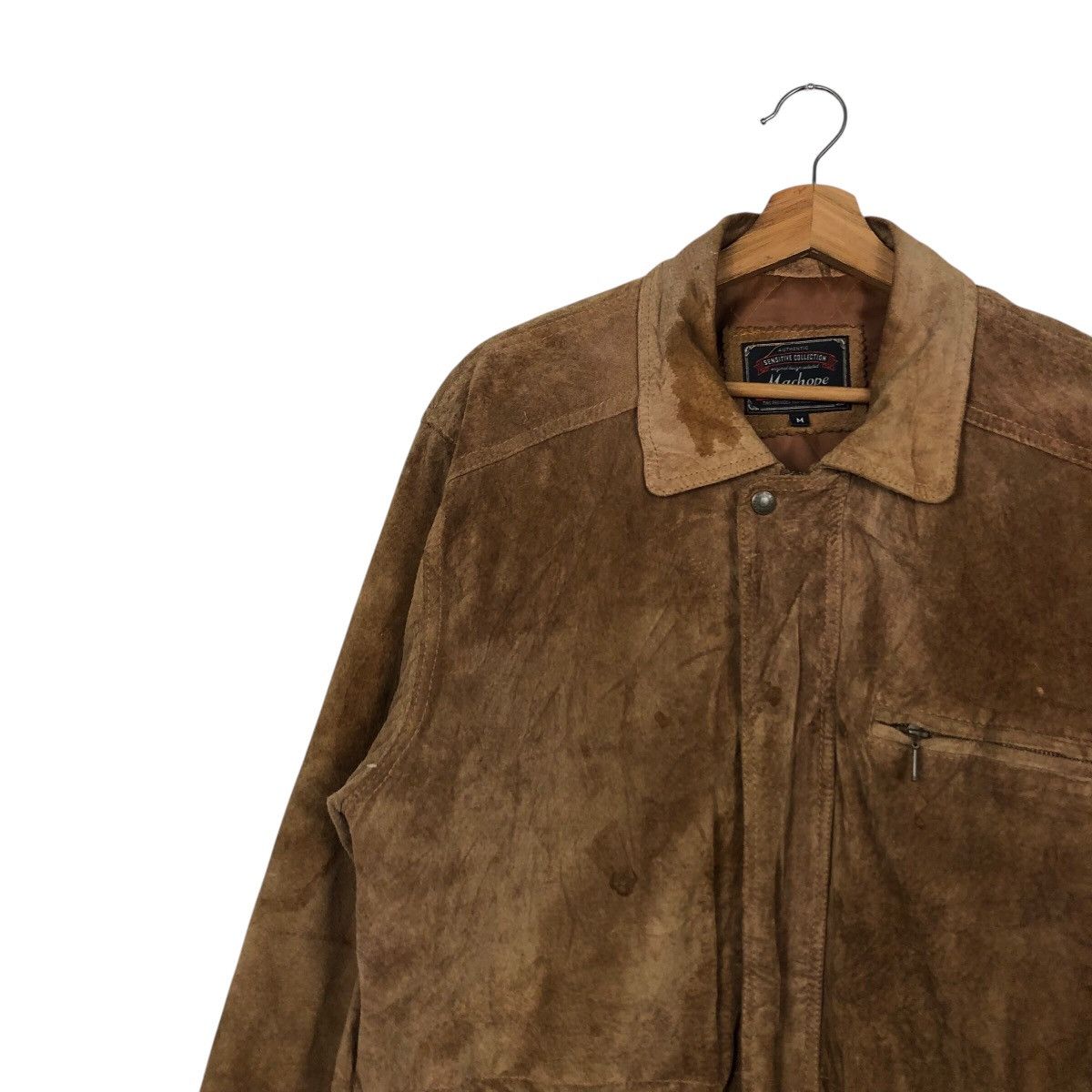 Japanese Brand 📌Vintage Chore Worker Leather Jacket Machope Issey Miyake Size US M / EU 48-50 / 2 - 8 Thumbnail