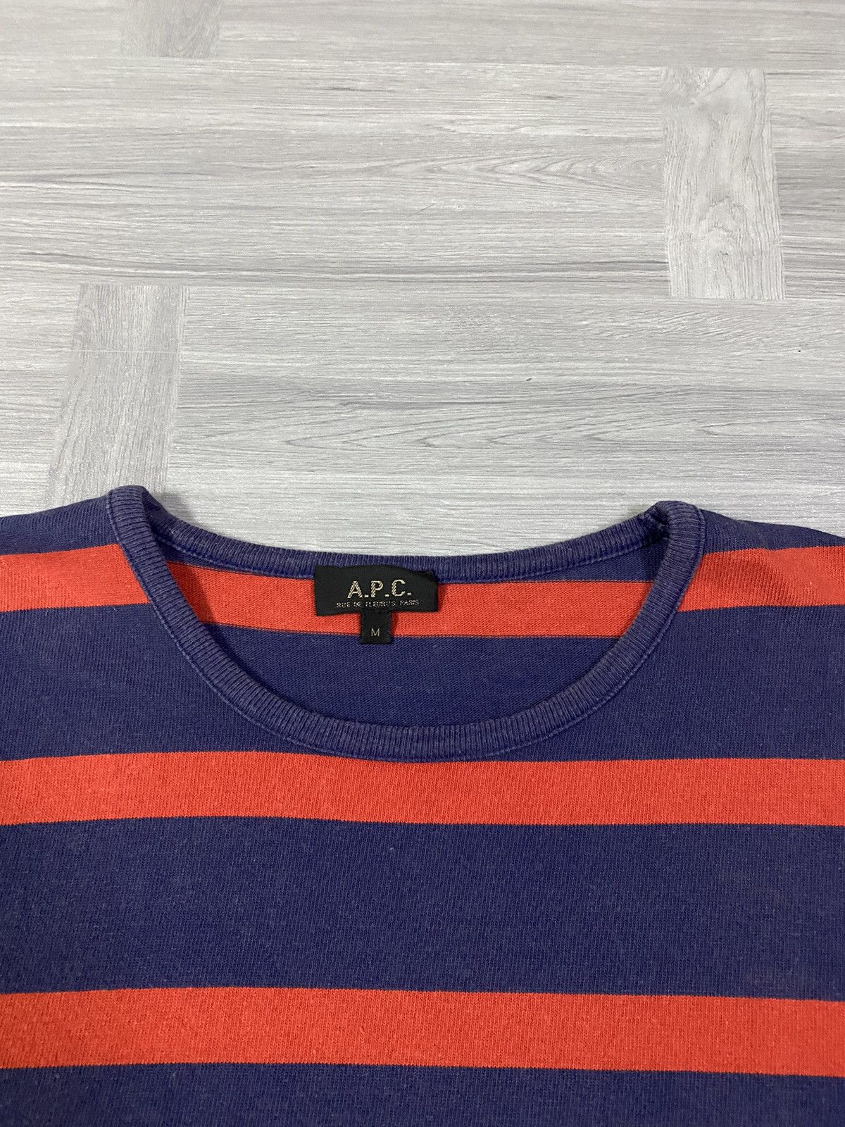 A.P.C. A.P.C Striped Tee Size US M / EU 48-50 / 2 - 6 Thumbnail