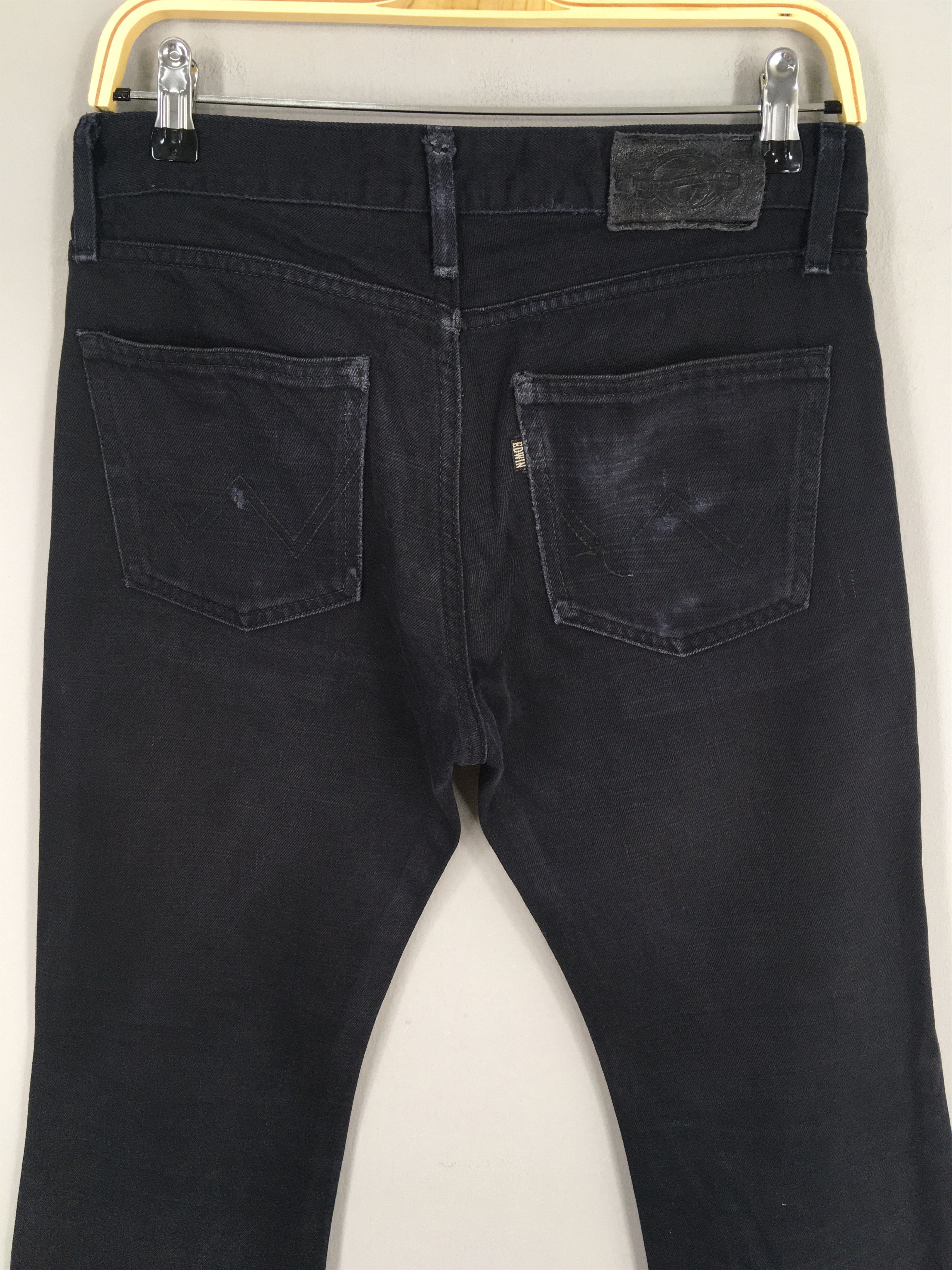Edwin Size 28x28 Y2K Edwin E Function Japan Black Bootcut Denim Size US 28 / EU 44 - 9 Thumbnail