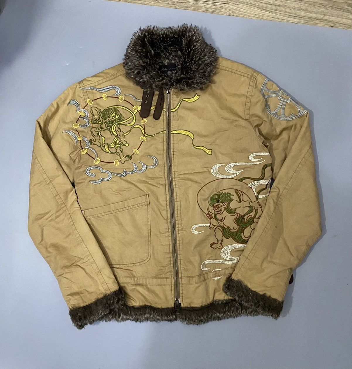 Eternal 💥Embroidery💥Eternal Fur Faux Jacket Size US L / EU 52-54 / 3 - 2 Thumbnail