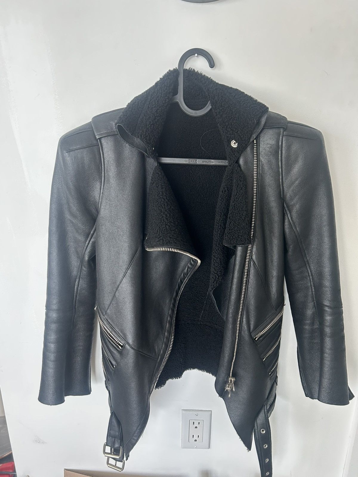 Balmain Balmain by Decarnin AW09 Leather Jacket Size US XXS / EU 40 - 4 Thumbnail