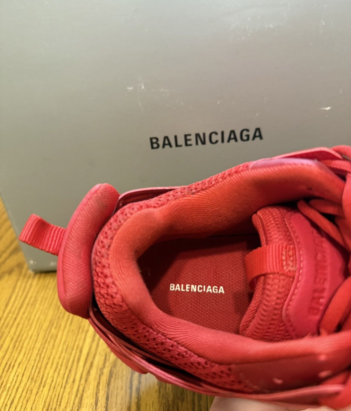 Balenciaga Balenciaga Track Sneaker (Red) Size US 8 / EU 41 - 8 Thumbnail